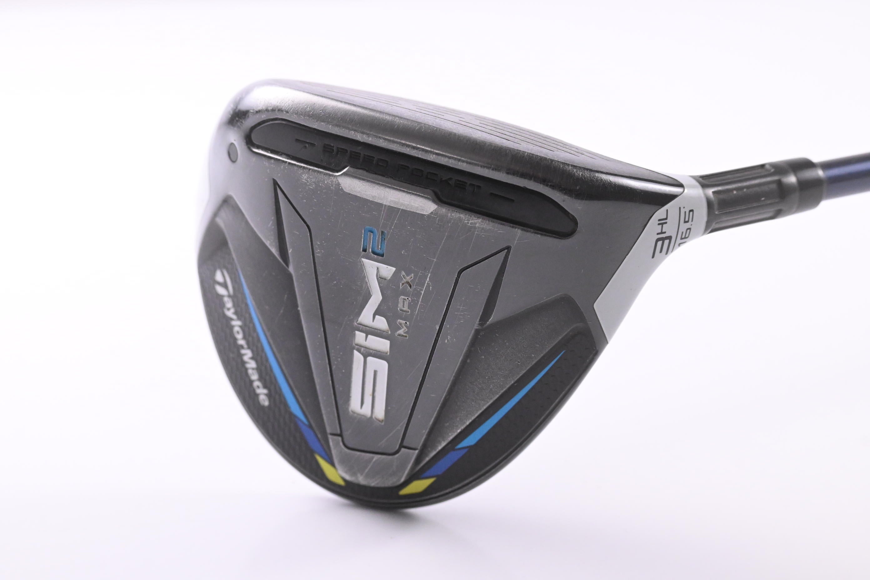 Taylormade SIM2 Max #3HL Wood / 16.5 Degree / Regular Flex Fujikura Ventus Blue