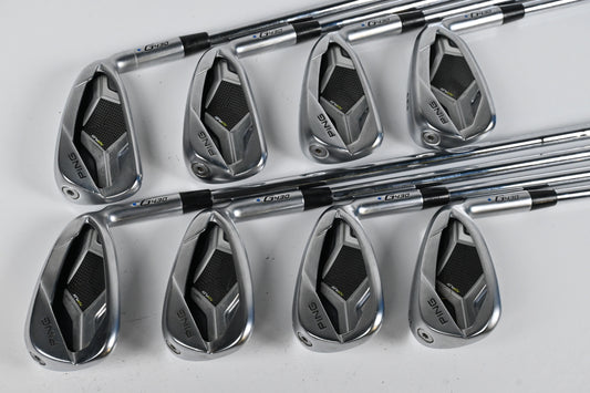 Ping G430 Irons / 5-PW+UW+GW / Blue Dot / Regular Flex Ping AWT 2.0 Shafts