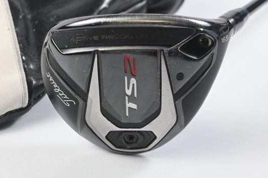 Titleist TS2 #3 Wood / 16.5 Degree / Regular Flex Kuro Kage Black TiNi 55 Shaft