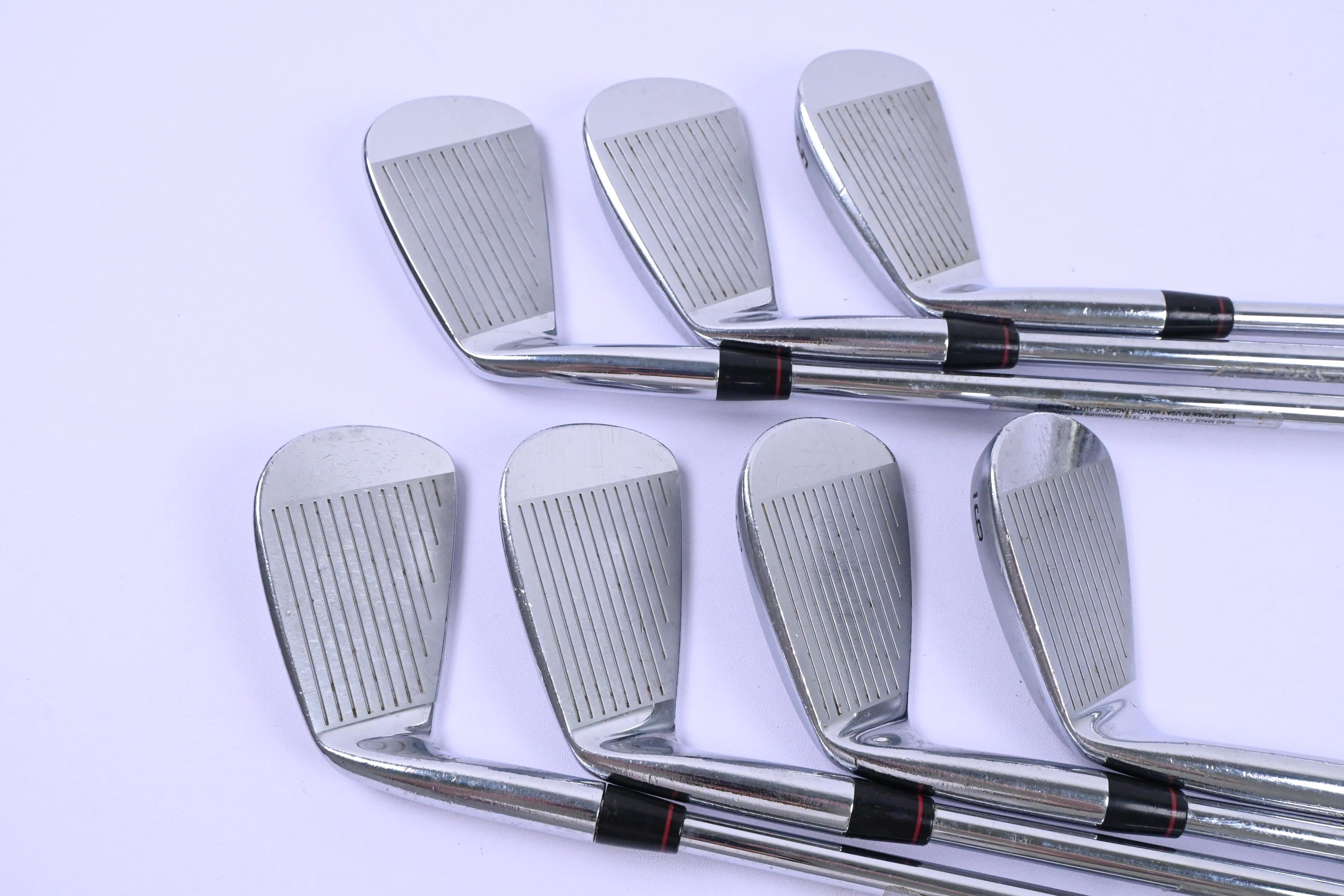 Nike VR Full Cavity Irons / 3-9 Iron / Stiff Flex Dynamic Gold 300 Shafts