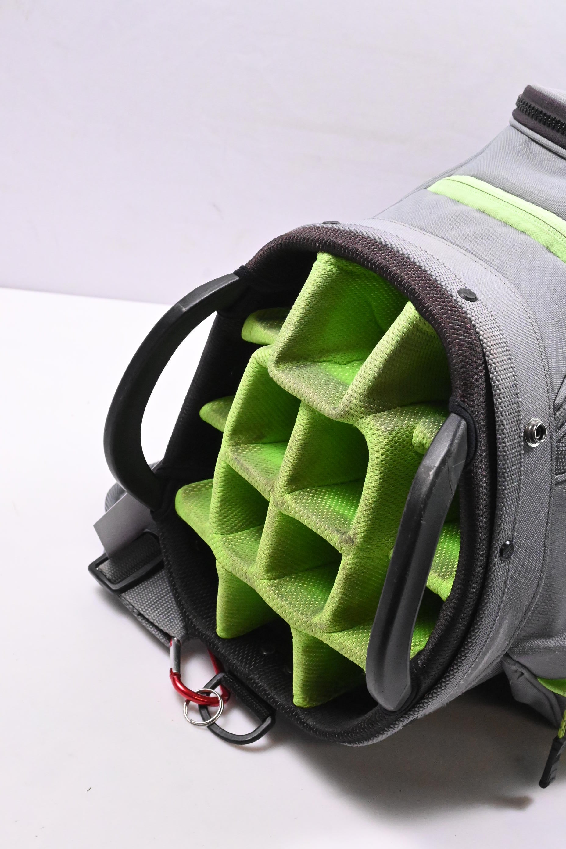 Cobra Ultralight Pro Cart Bag / 14-Way Divider / Grey, Green