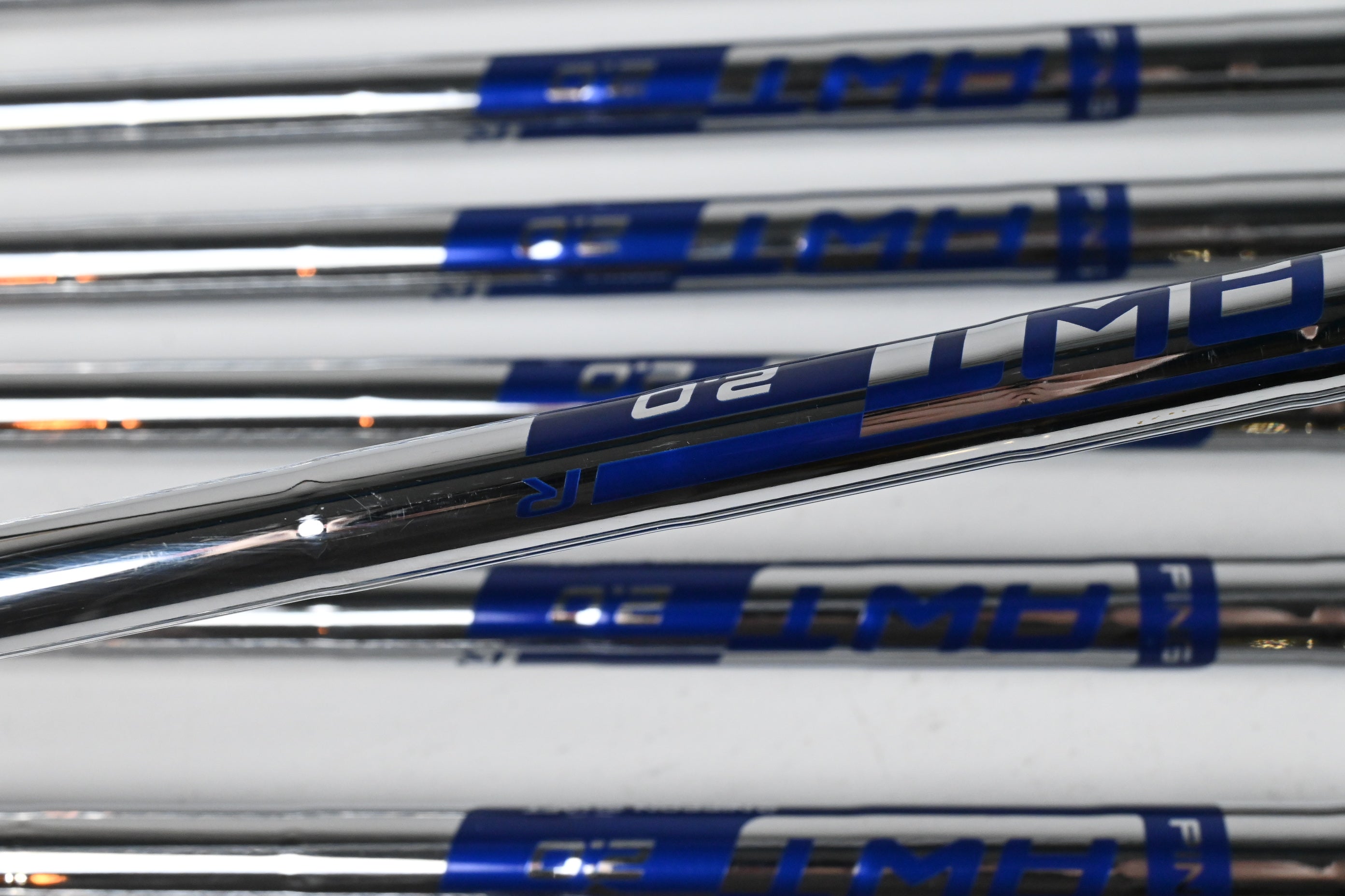 Ping G430 Irons / 5-PW+UW+GW / Blue Dot / Regular Flex Ping AWT 2.0 Shafts