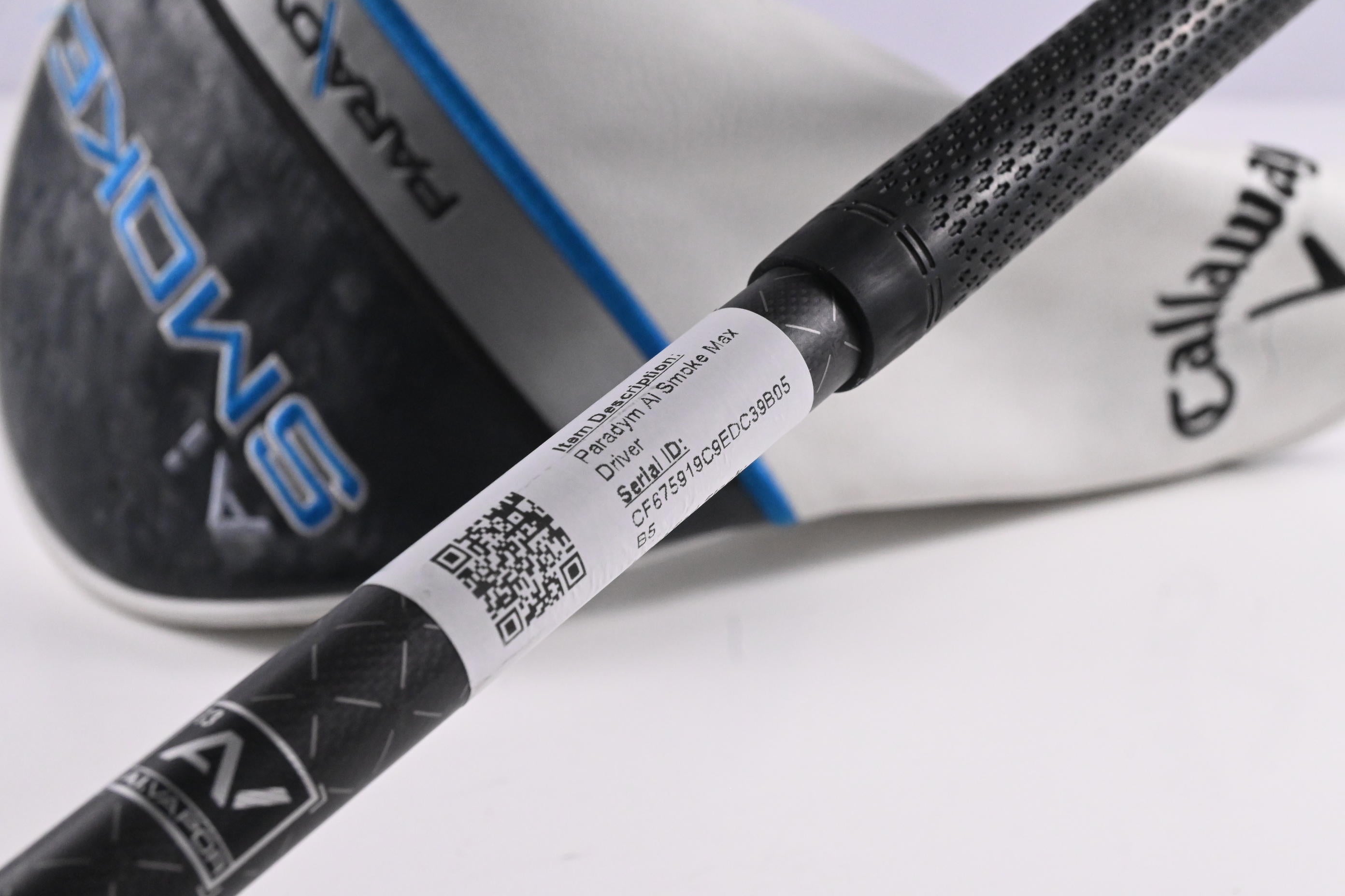 Callaway Paradym Ai Smoke Max Driver / 9 Degree / Stiff Flex Tensei AV Blue 65