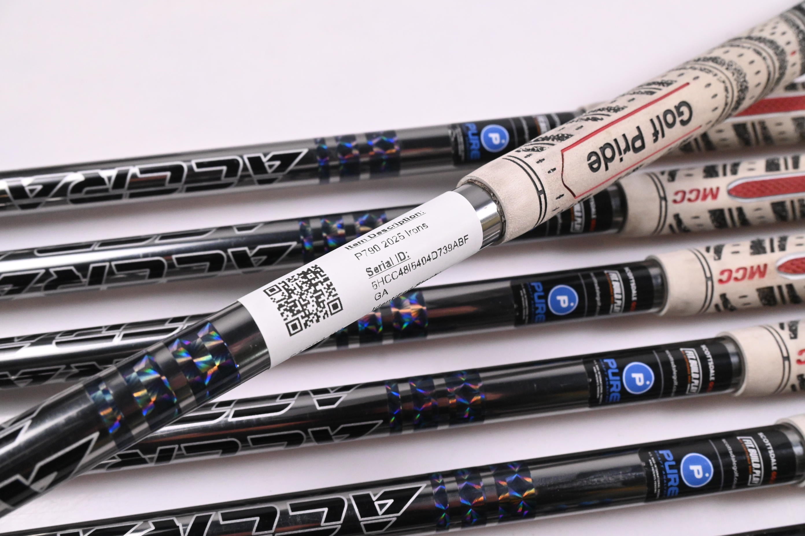 Taylormade P790 2025 Irons / 4-PW+GW / Stiff Flex Accra TZ 85 Shafts