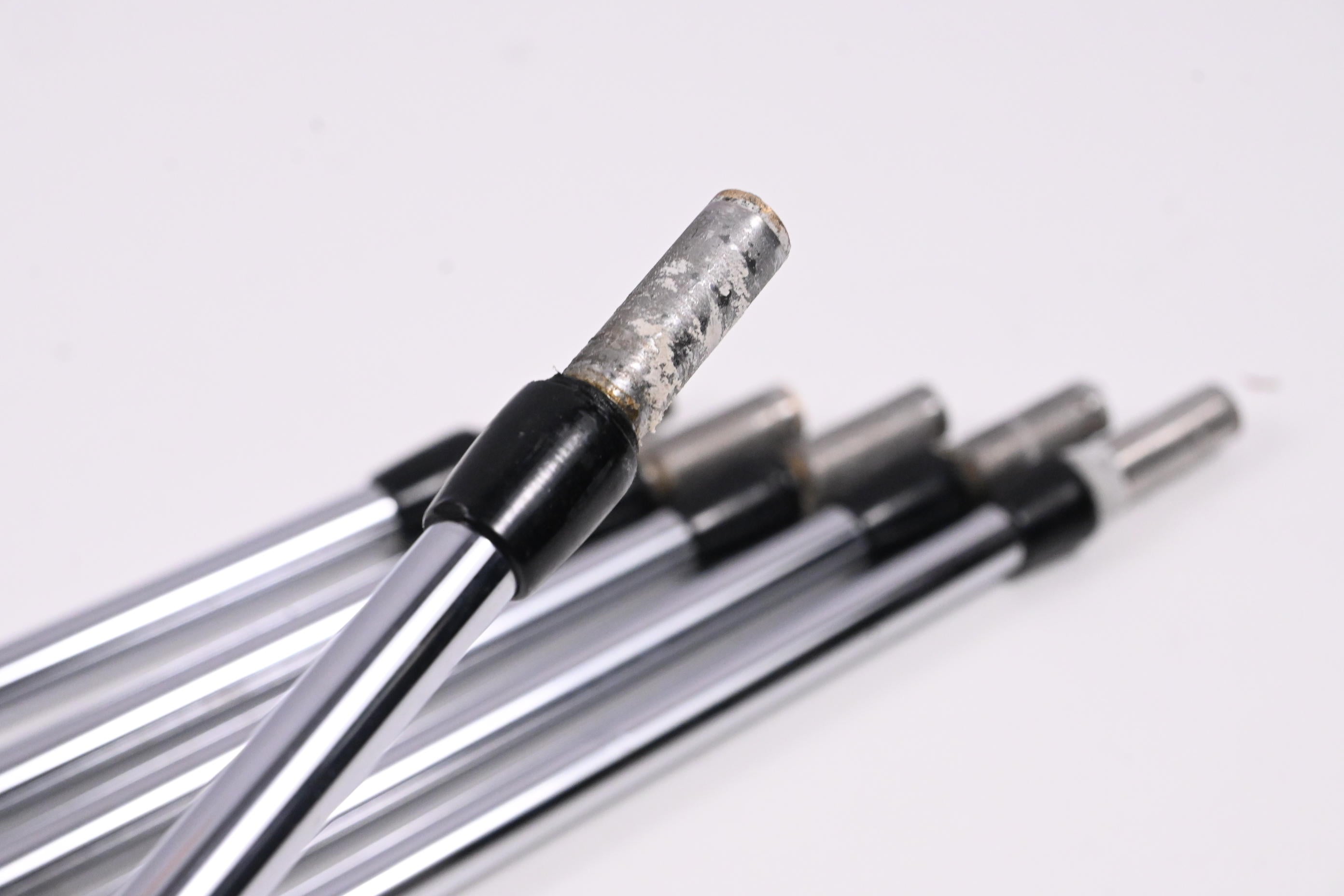 True Temper AMT Black Iron Shafts / Stiff Flex / Set of 6 / .355" Tip