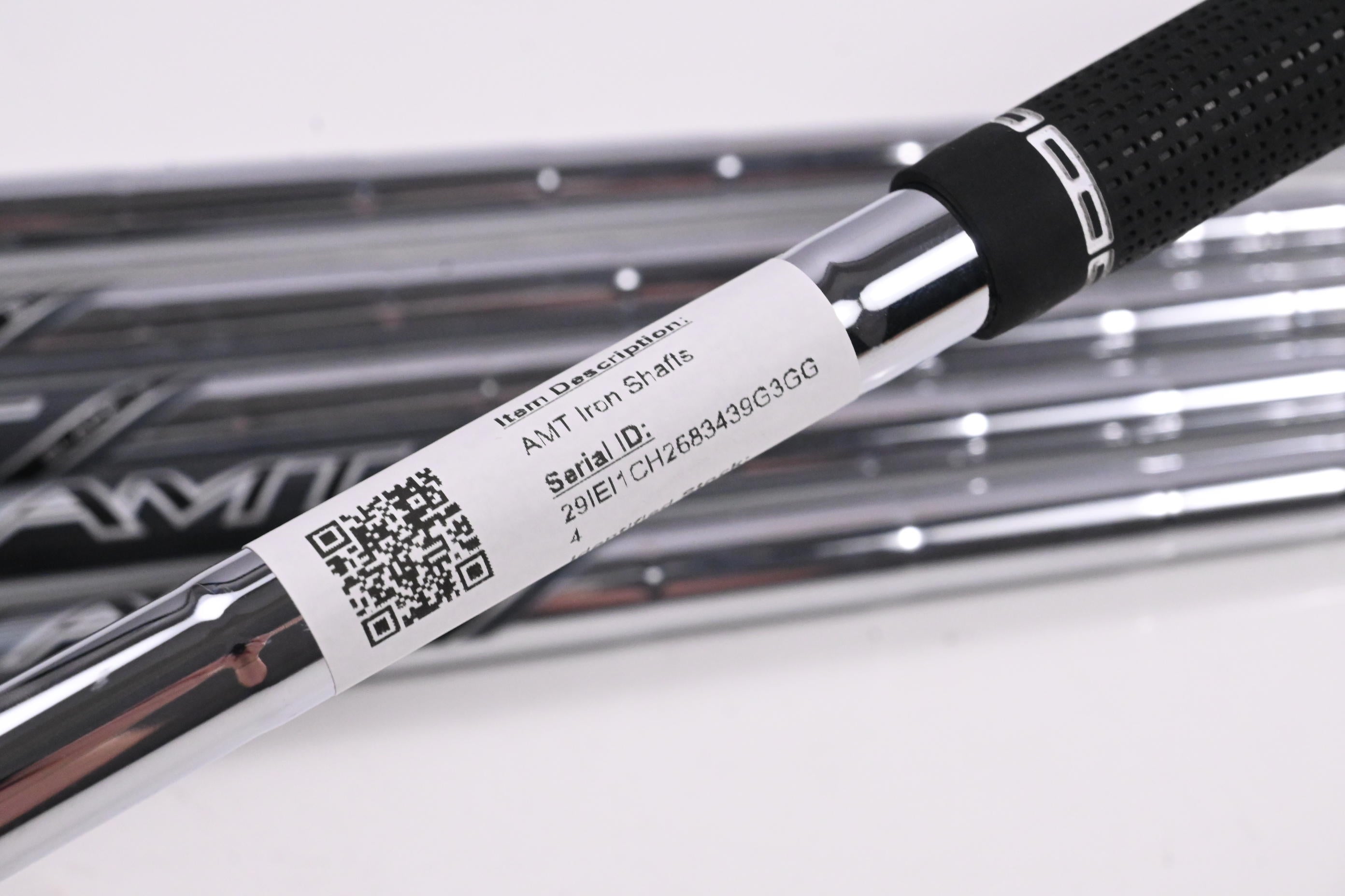 True Temper AMT Black Iron Shafts / Stiff Flex / Set of 6 / .355" Tip