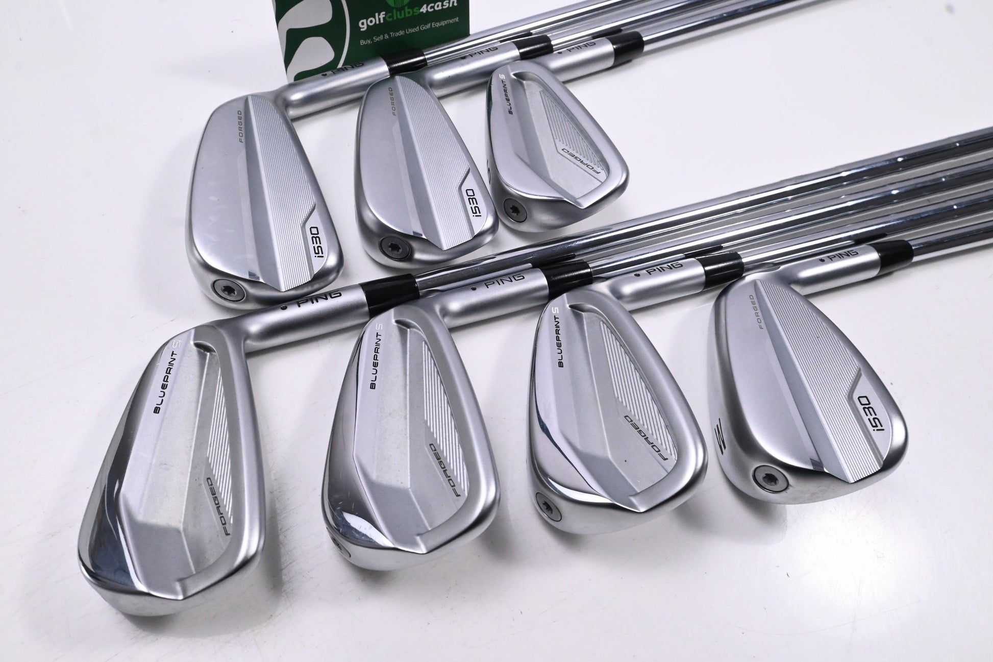 Ping i530/Blueprint S Combo Irons / 4-PW / Black Dot / Stiff Flex KBS Tour 120