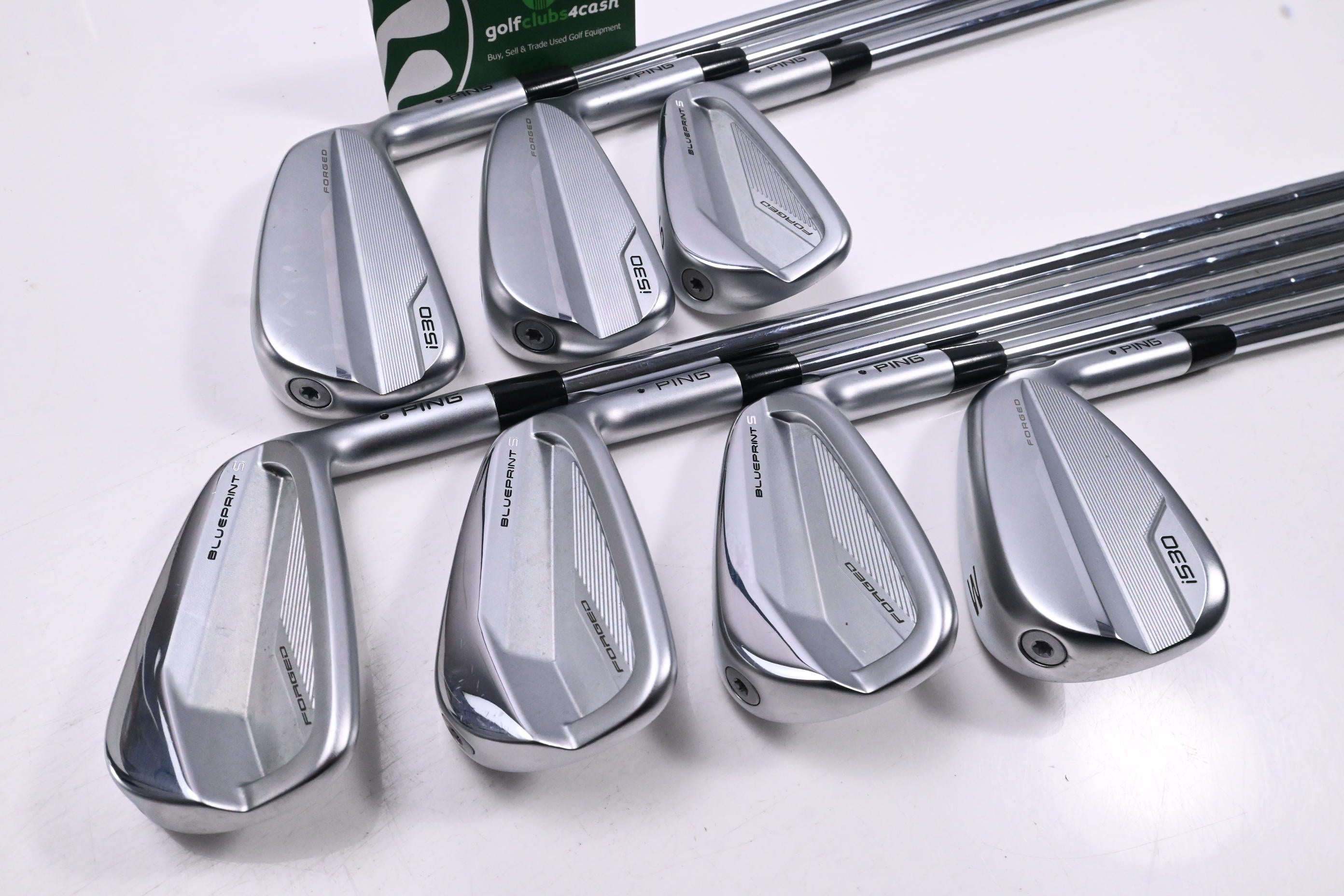 Ping i530/Blueprint S Combo Irons / 4-PW / Black Dot / Stiff Flex KBS Tour 120
