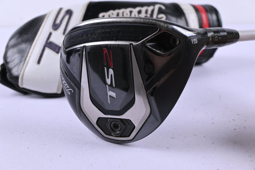 Titleist TS2 #3 Wood / 15 Degree / Stiff Flex EvenFlow T1100 75 Shaft