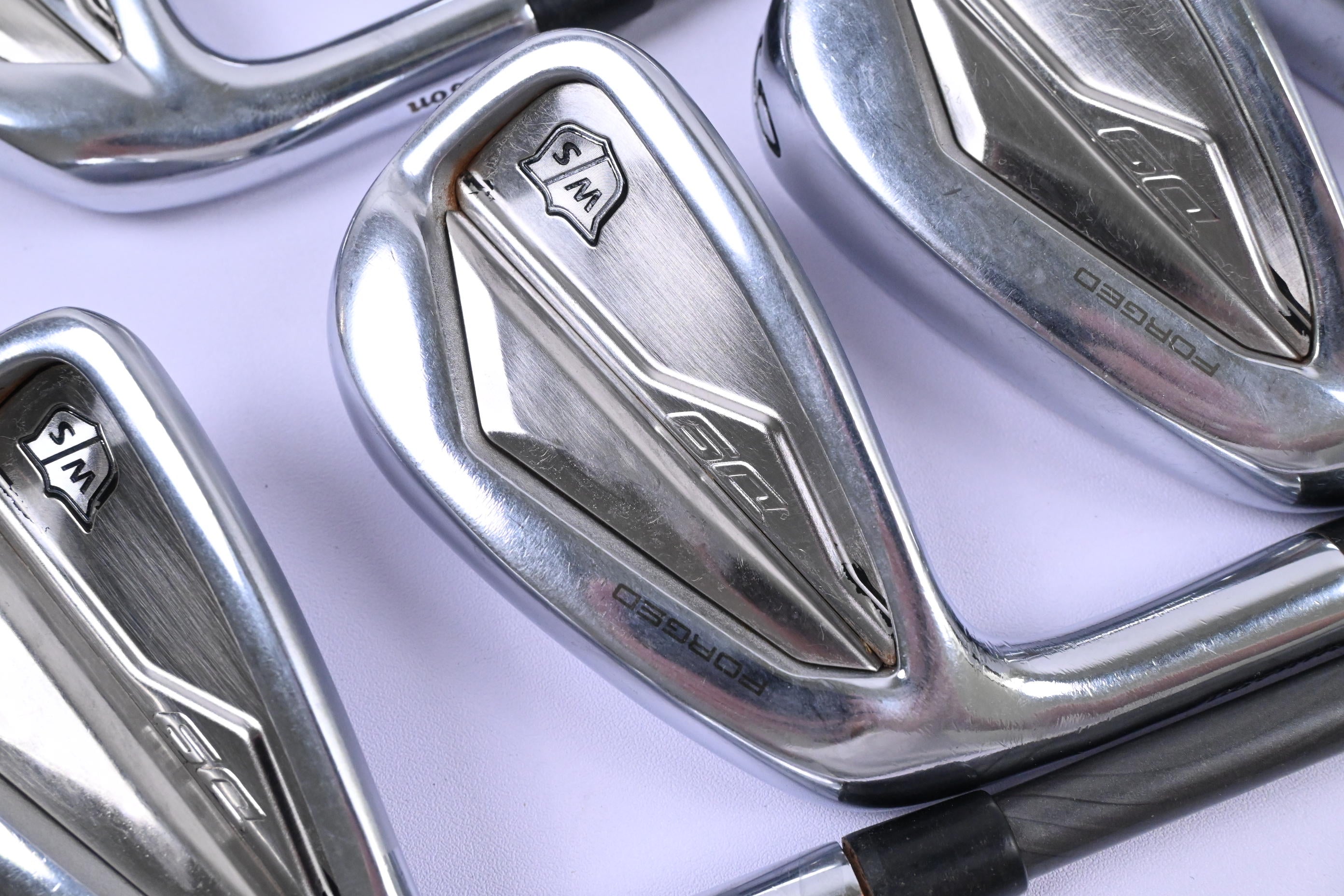 Left Hand Wilson D9 Forged Irons / 4-PW / Regular Flex EvenFlow Green 65 Shafts