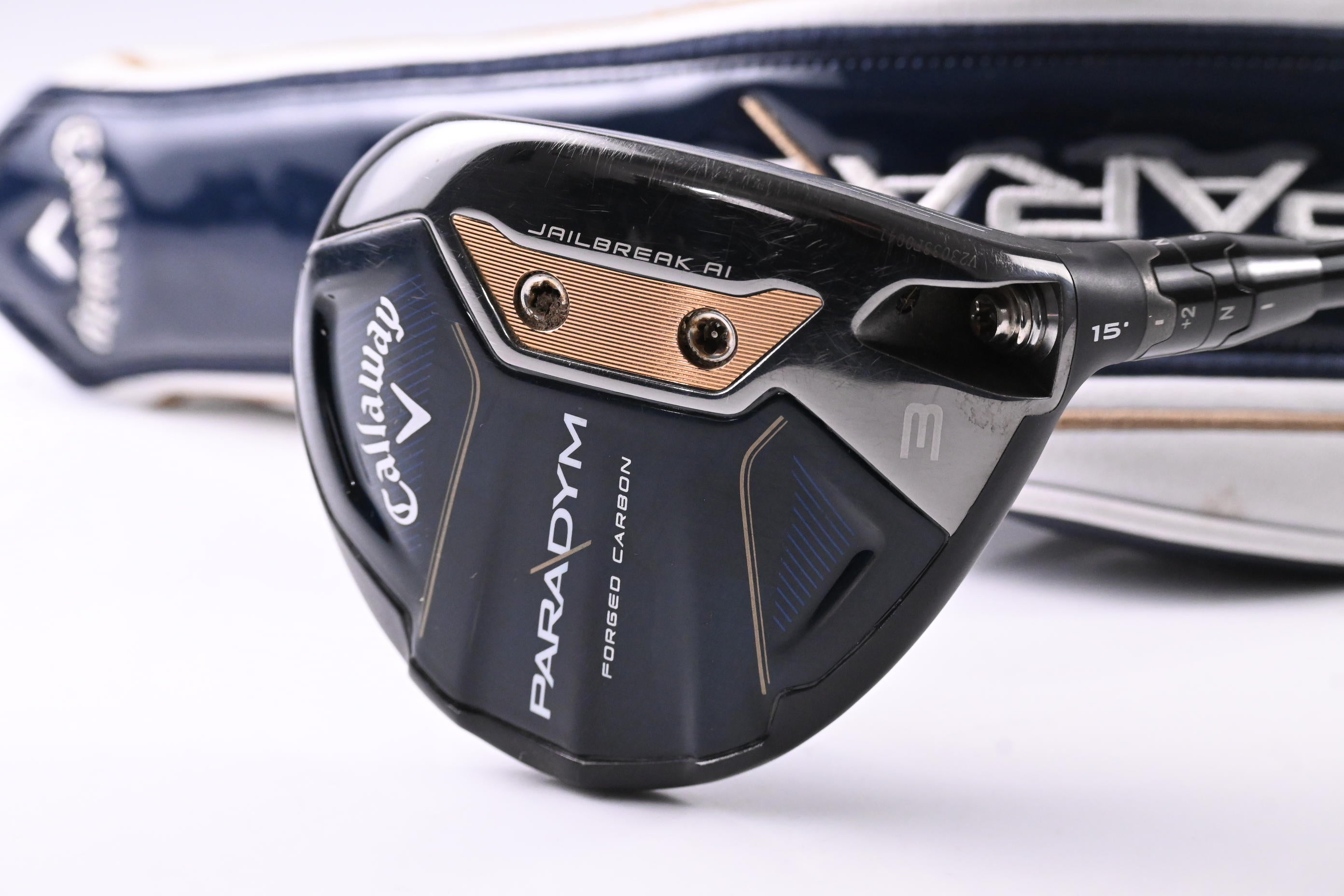 Callaway Paradym #3 Wood / 15 Degree / Stiff Flex HZRDUS Black Gen 4 70 Shaft