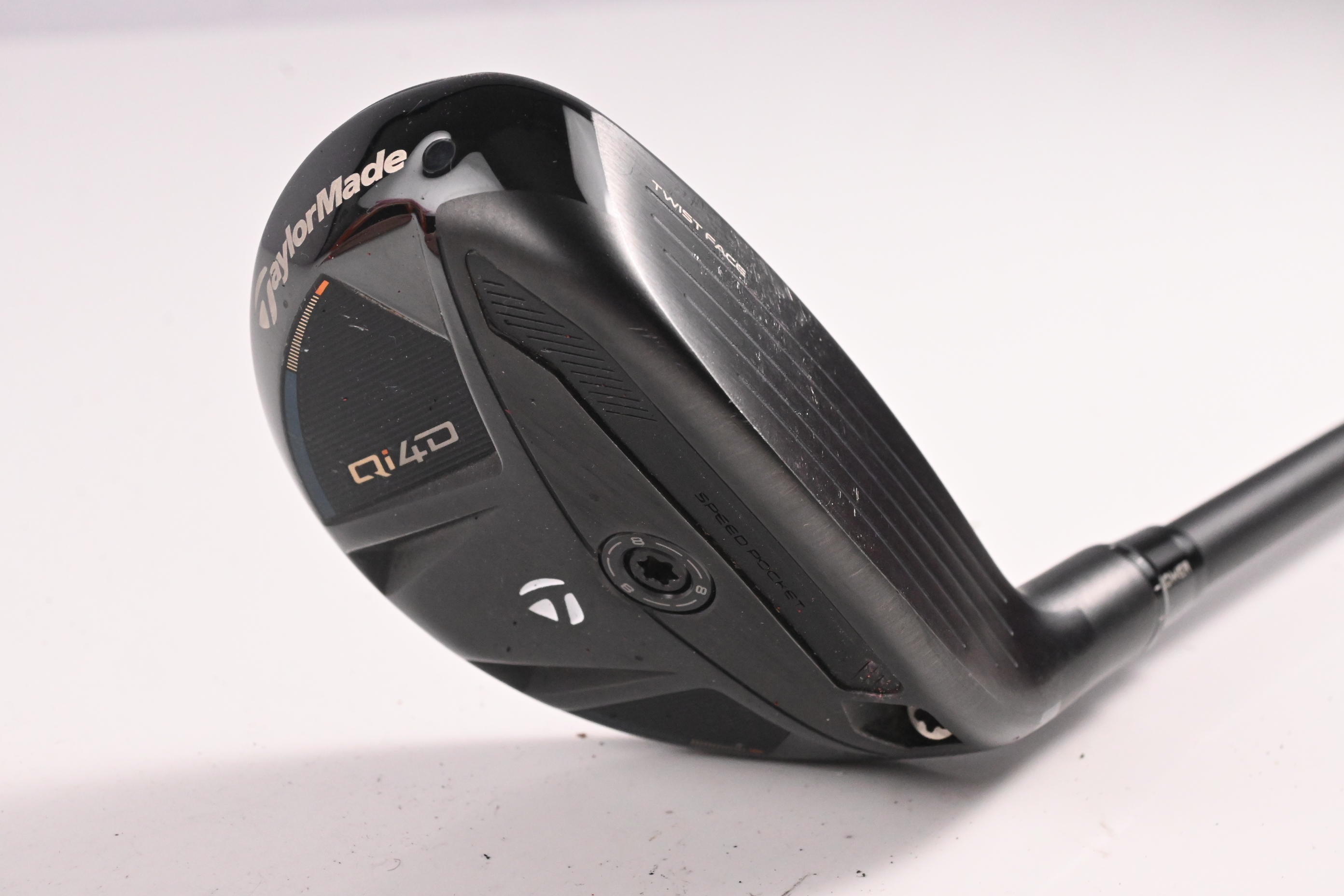 Taylormade Qi4D #3 Hybrid / 19 Degree / Stiff Flex REAX KBS 75 Shaft