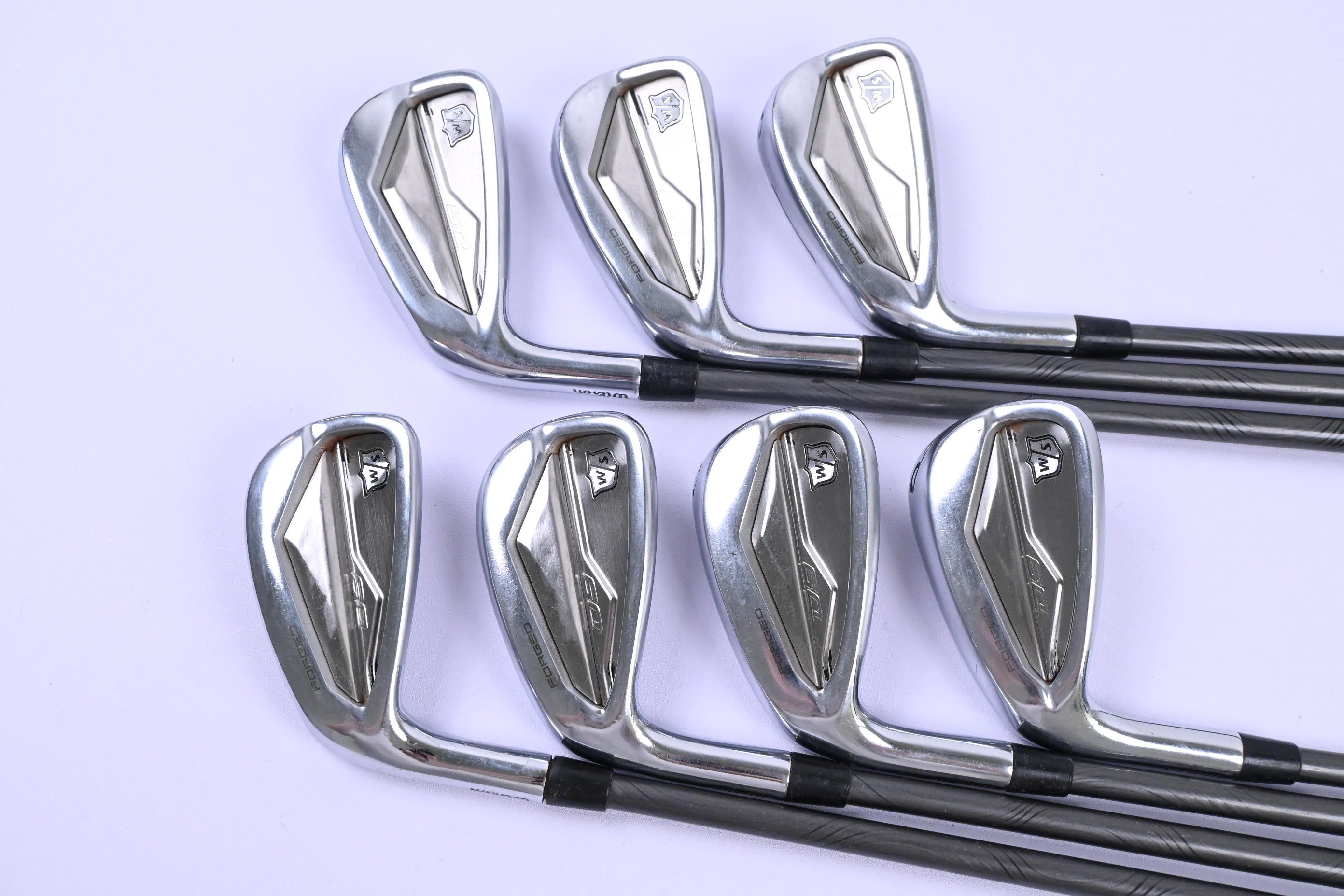Left Hand Wilson D9 Forged Irons / 4-PW / Regular Flex EvenFlow Green 65 Shafts