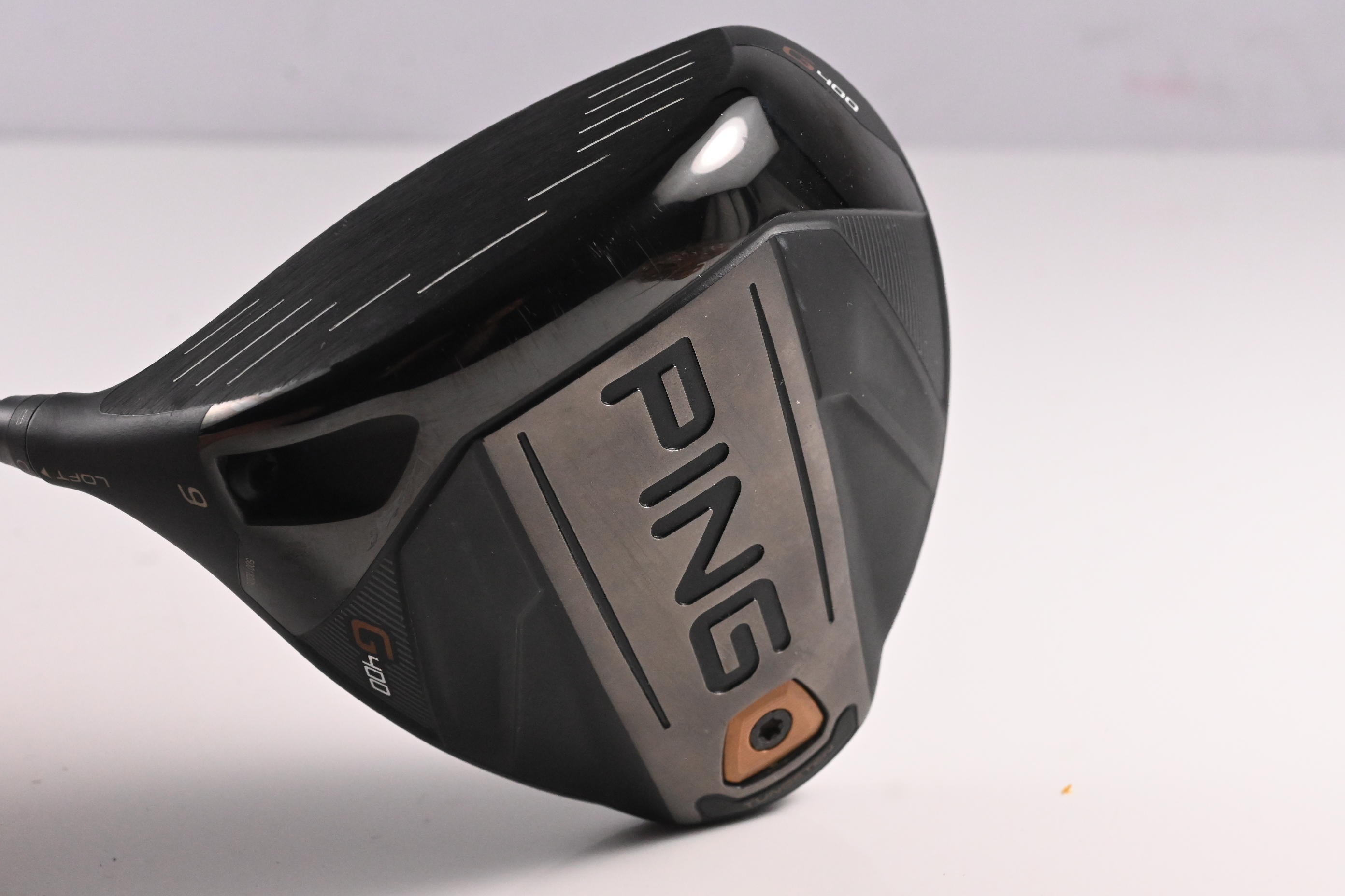 Left Hand Ping G400 Driver / 9 Degree / Stiff Flex Aldila Ascent Red 60 Shaft