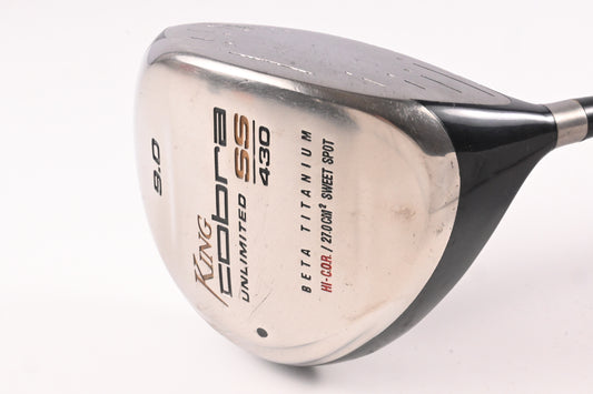 Cobra SS Driver / 9 Degree / Regular Flex Grafalloy Attack Lite Shaft