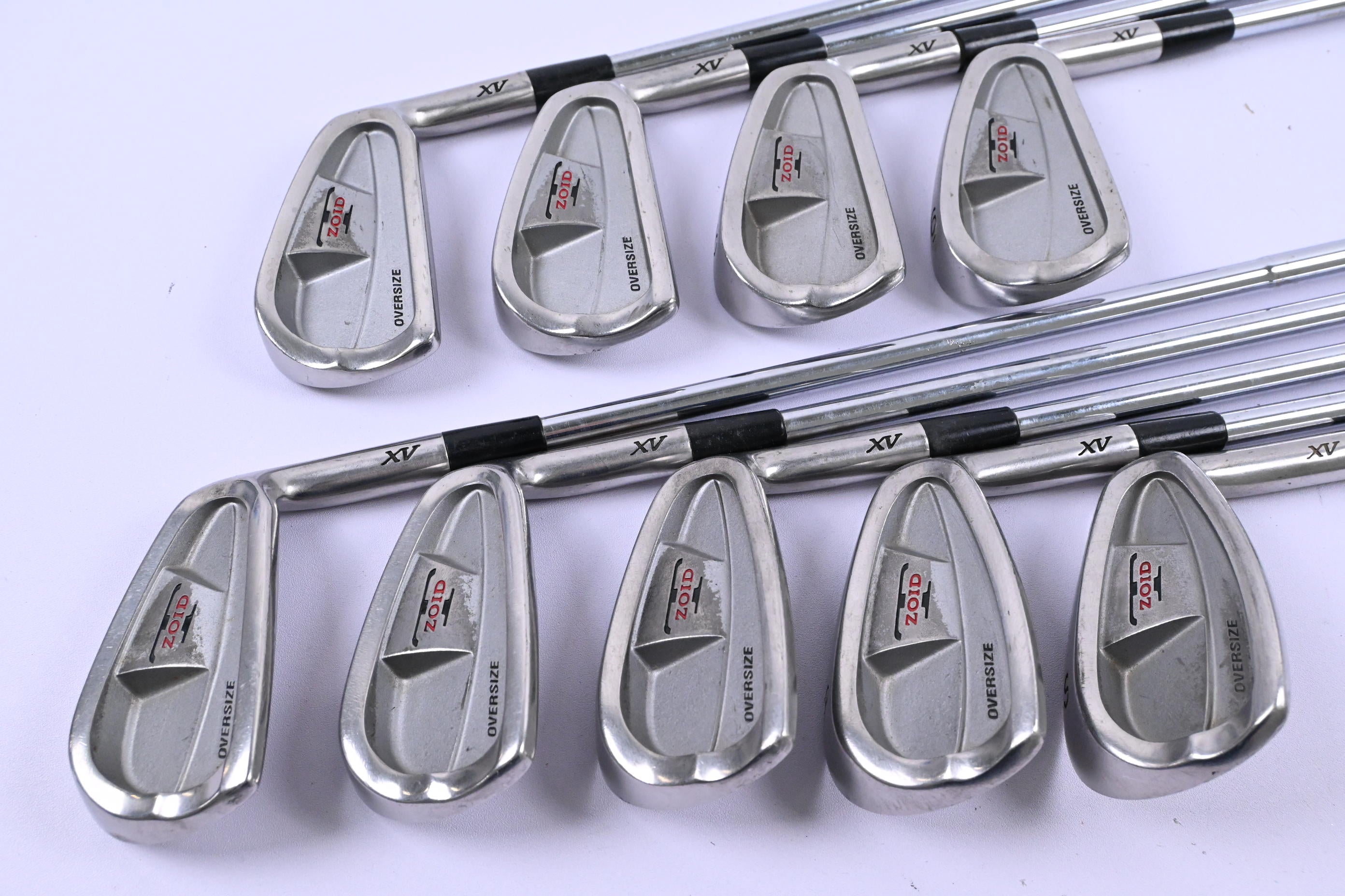 Mizuno T-Zoid O/S Irons / 3-PW+SW / Regular Flex Dynalite Gold R400 Shafts