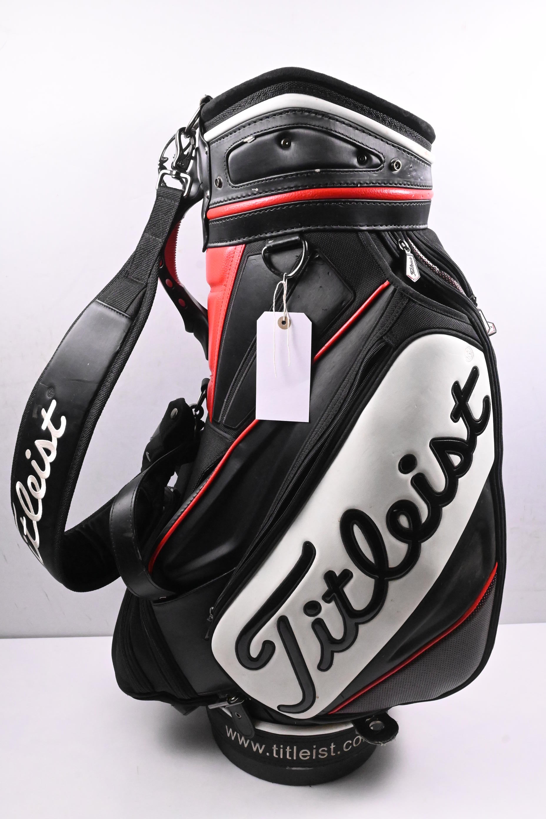 Titleist Tour Bag / 6-Way Divider / Black, White, Red