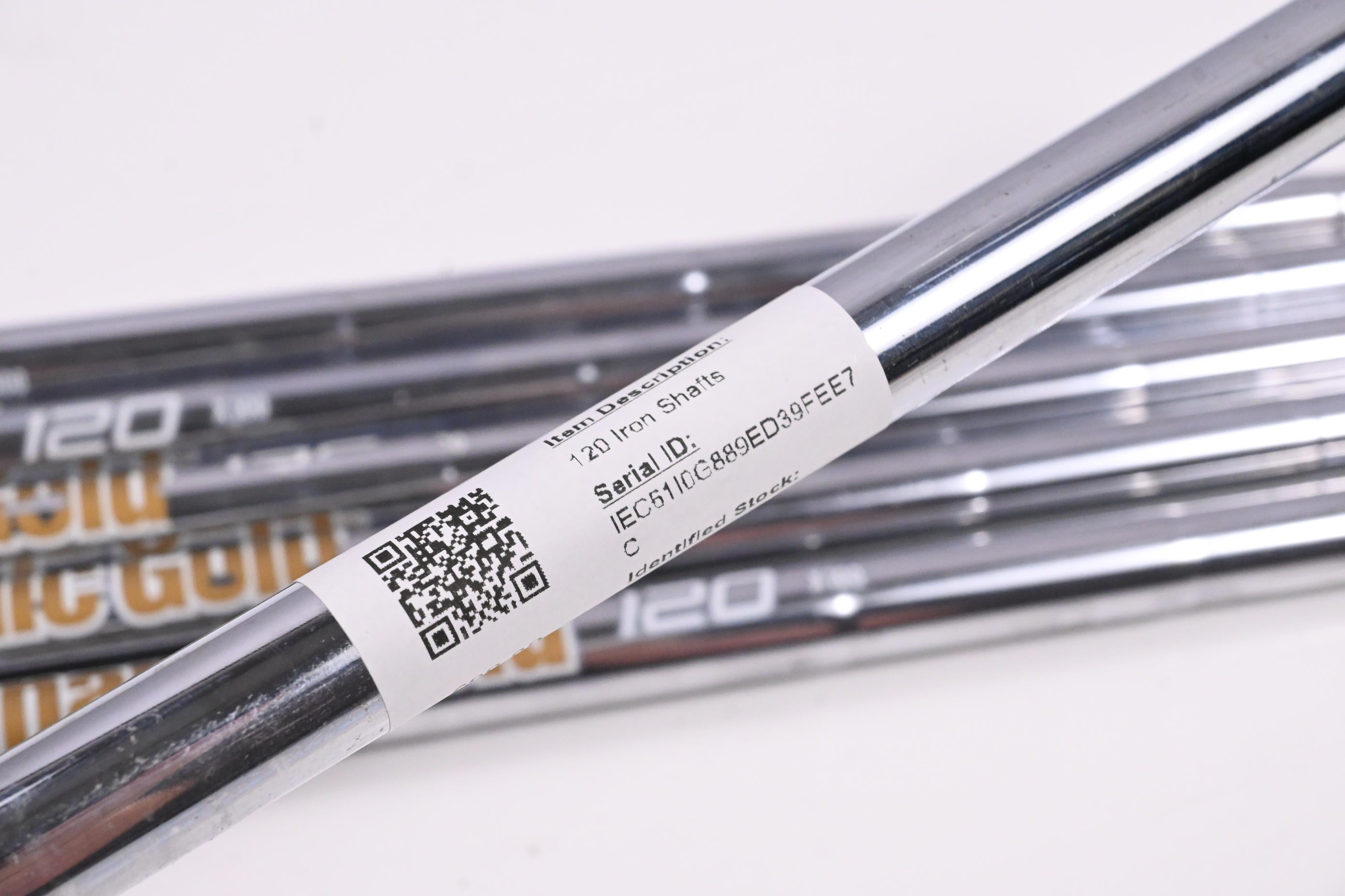 Dynamic Gold 120 X100 Iron Shafts / X-Flex / Set of 6 / .355" Tip