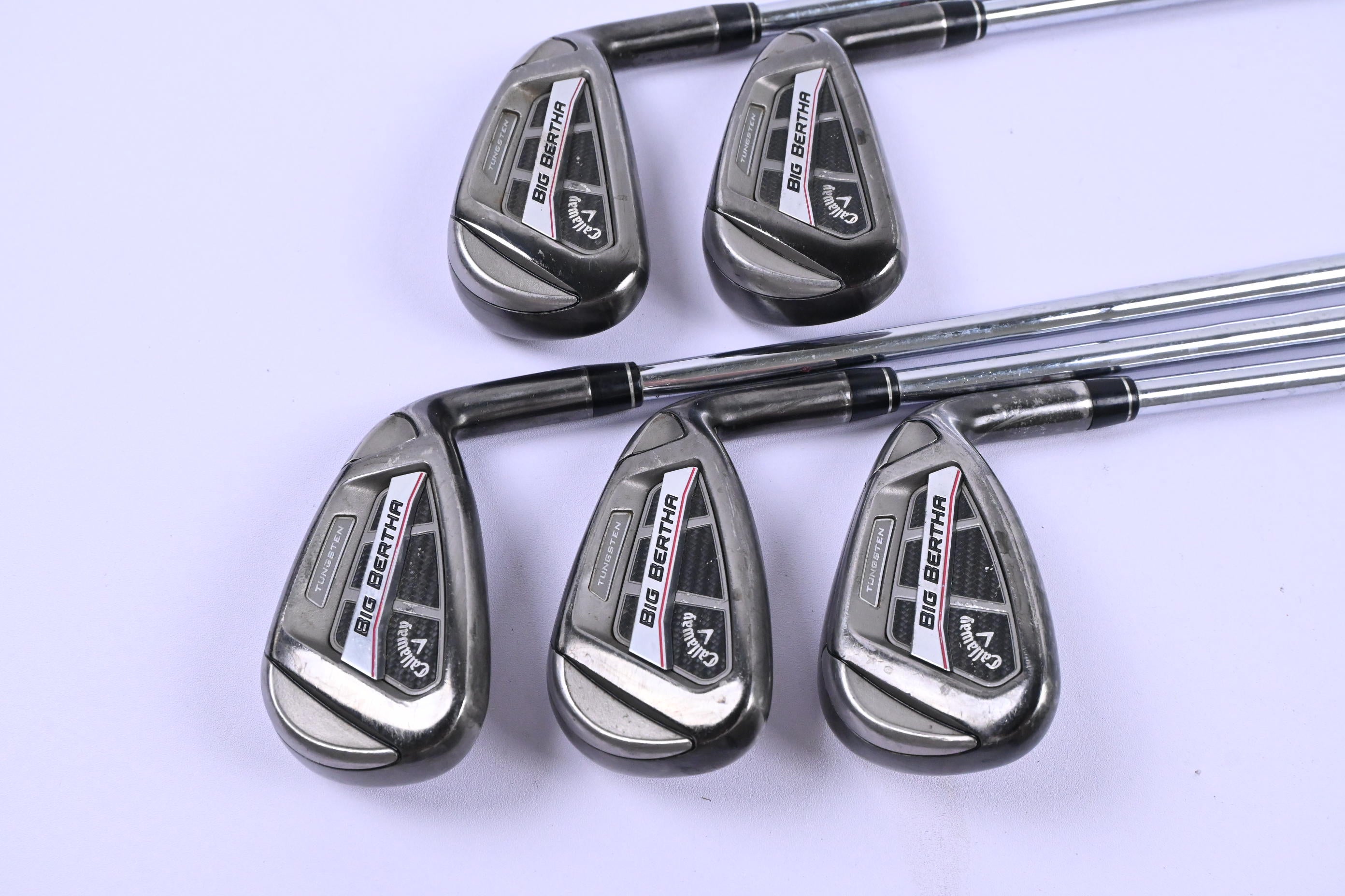 Callaway Big Bertha OS 2017 Irons / 6-PW / Stiff Flex Speedstep 80 Shafts