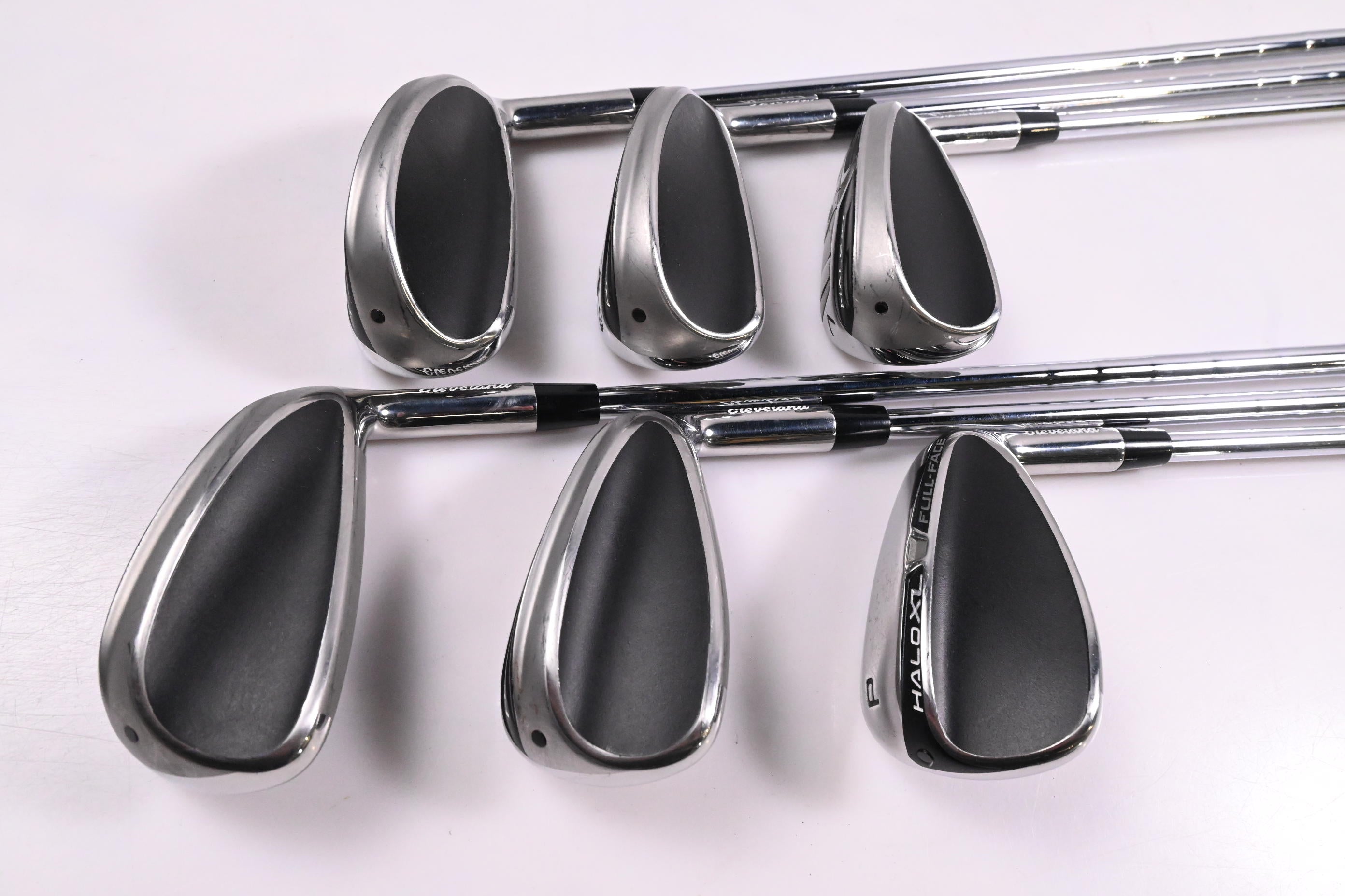 Cleveland Halo XL Full Face Irons / 5-PW / Regular Flex KBS Tour Lite Shafts