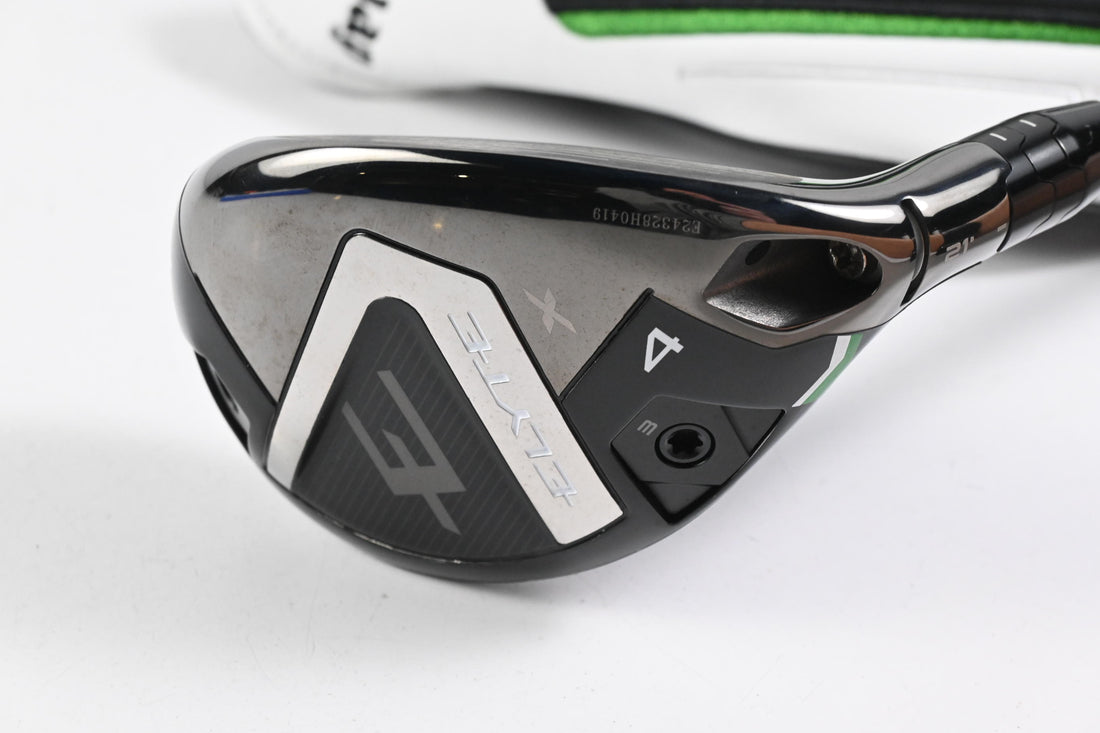 Callaway Elyte X #4 Hybrid / 21 Degree / Stiff Flex Denali Charcoal 70 Shaft