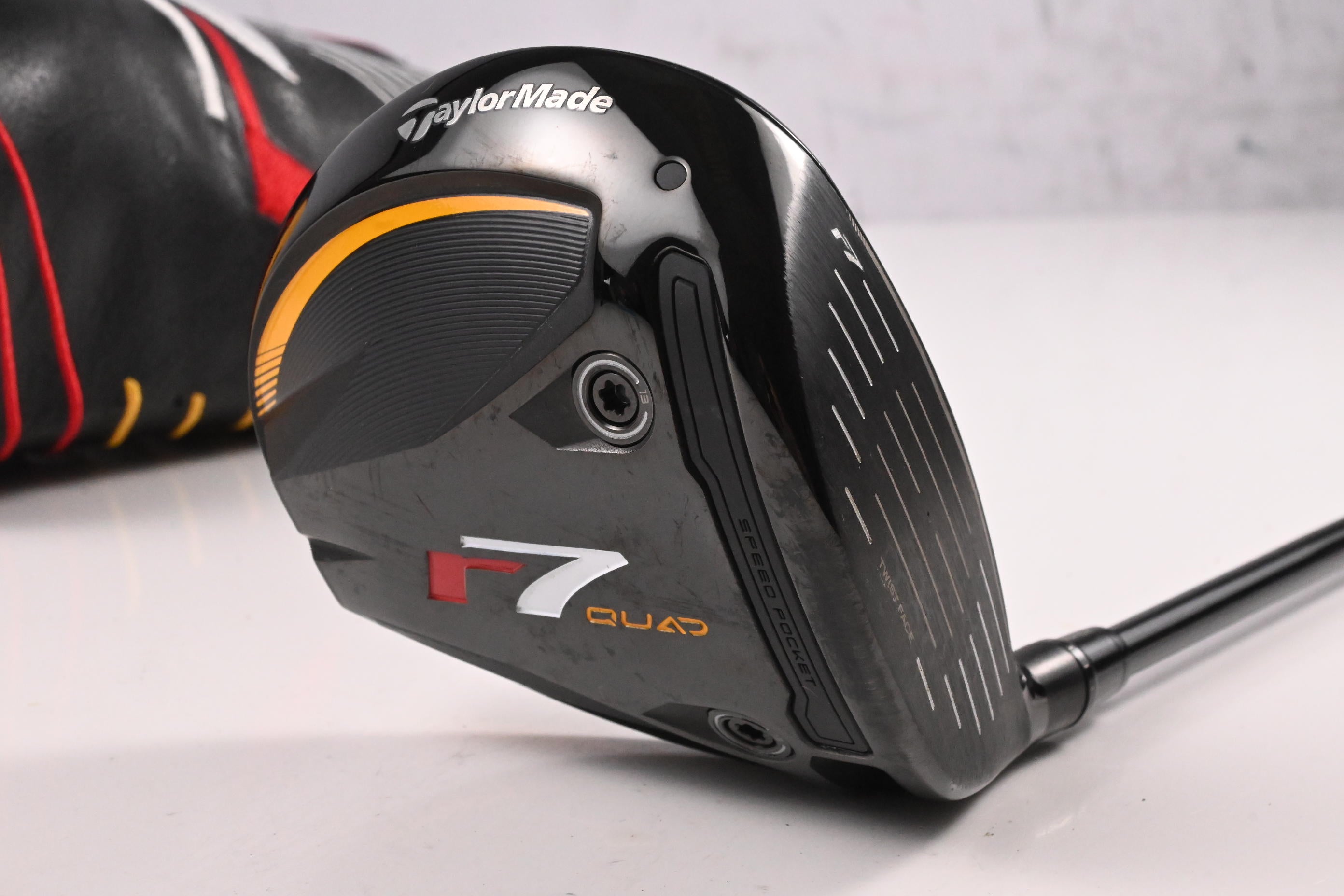 Taylormade R7 Quad Mini Driver / 13.5 Degree / Stiff Flex Fujikura Speeder MD 6