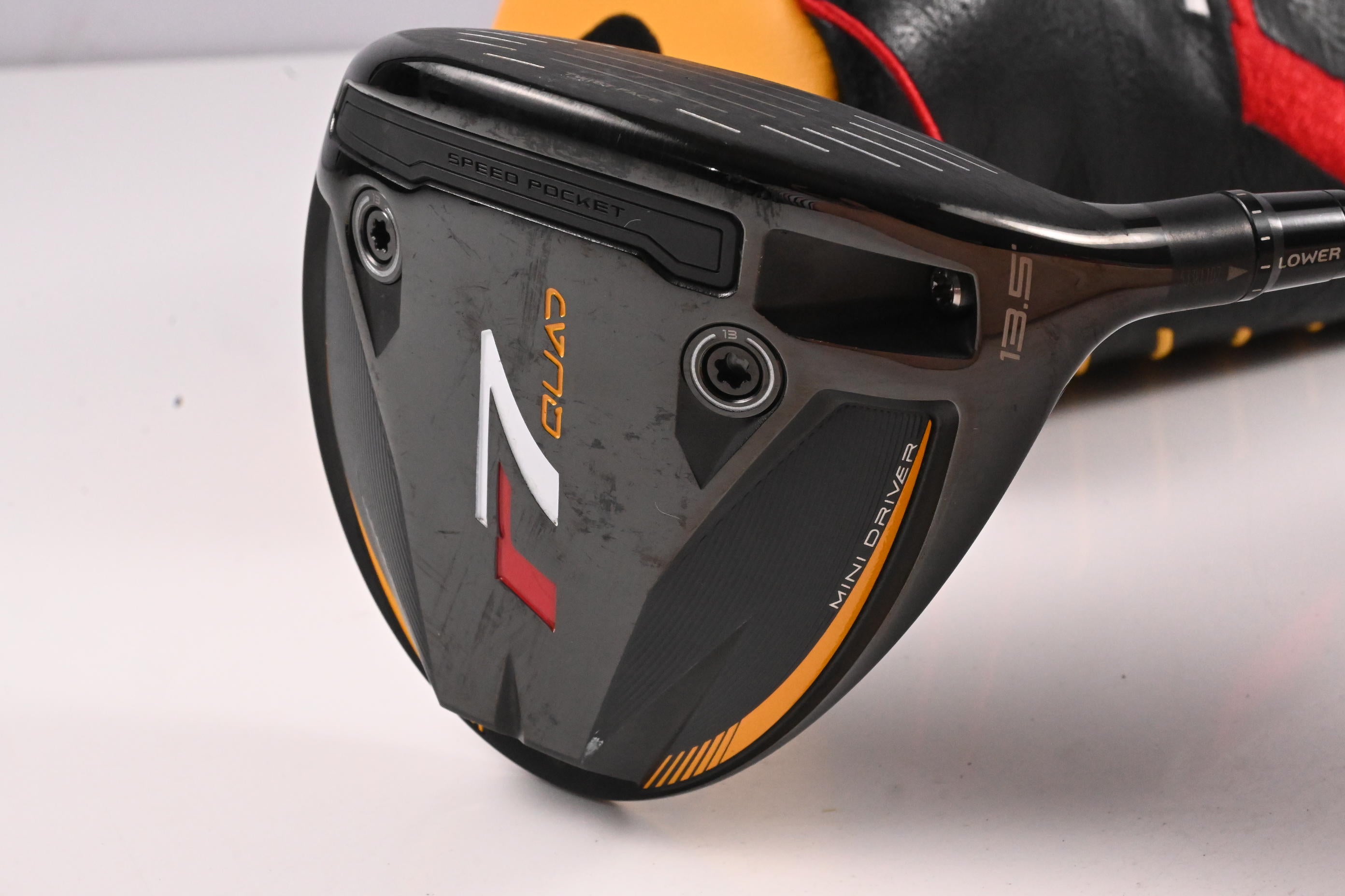 Taylormade R7 Quad Mini Driver / 13.5 Degree / Stiff Flex Fujikura Speeder MD 6