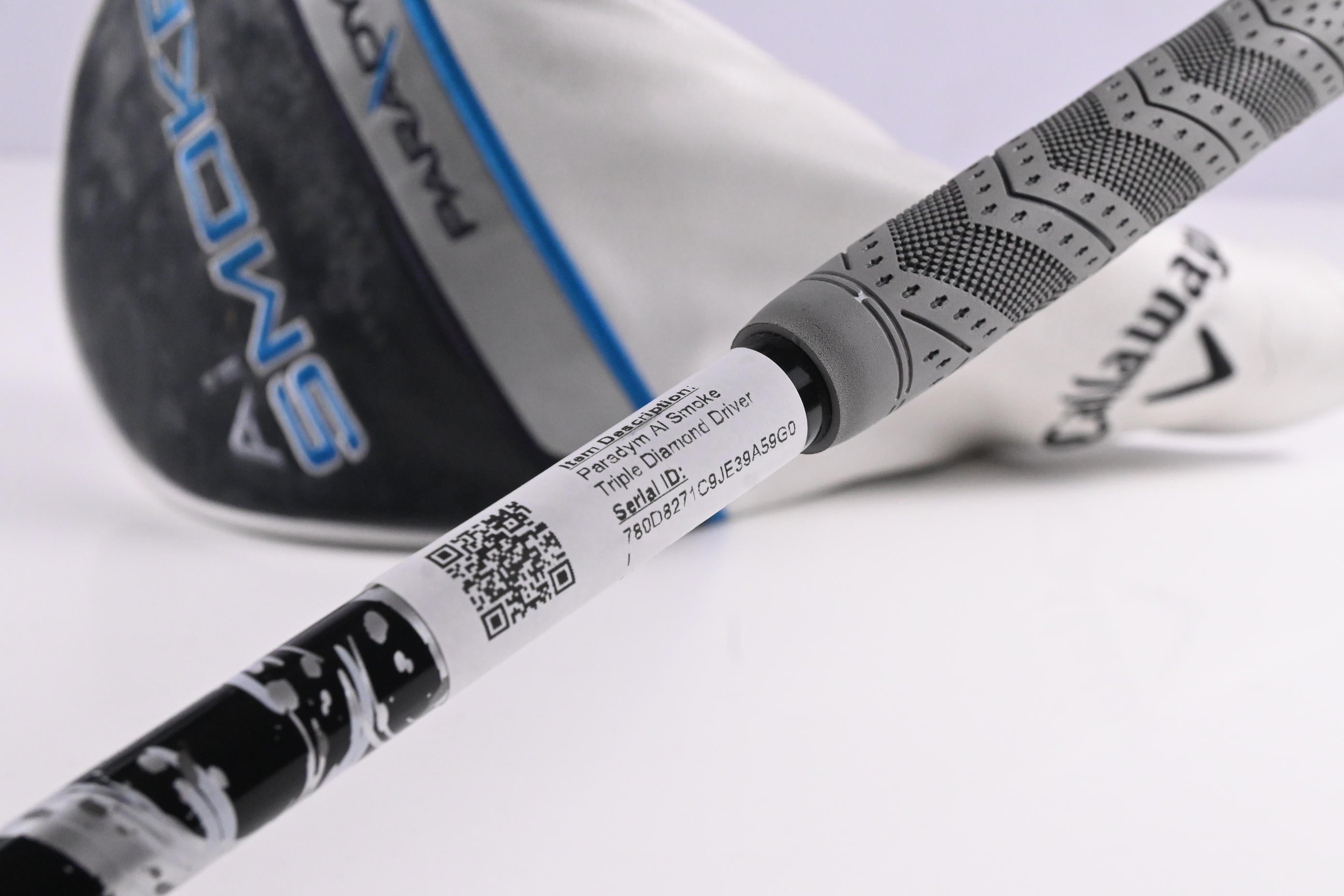 Callaway Paradym Ai Smoke Triple Diamond Driver / 9 Degree / X-Flex Kai`li White 60