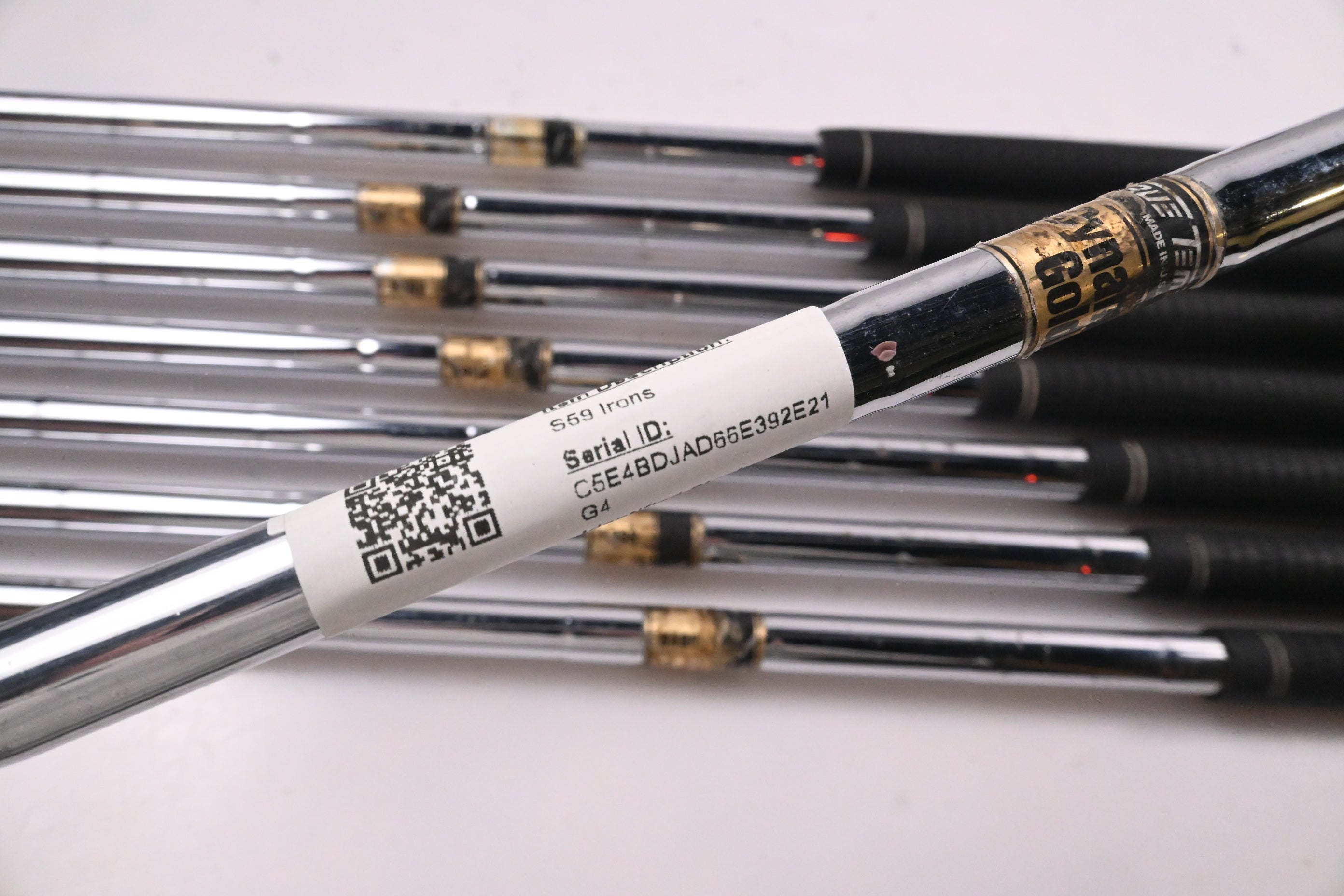 Ping S59 Irons / 3-PW / Black Dot / Stiff Flex Dynamic Gold S400 Shafts