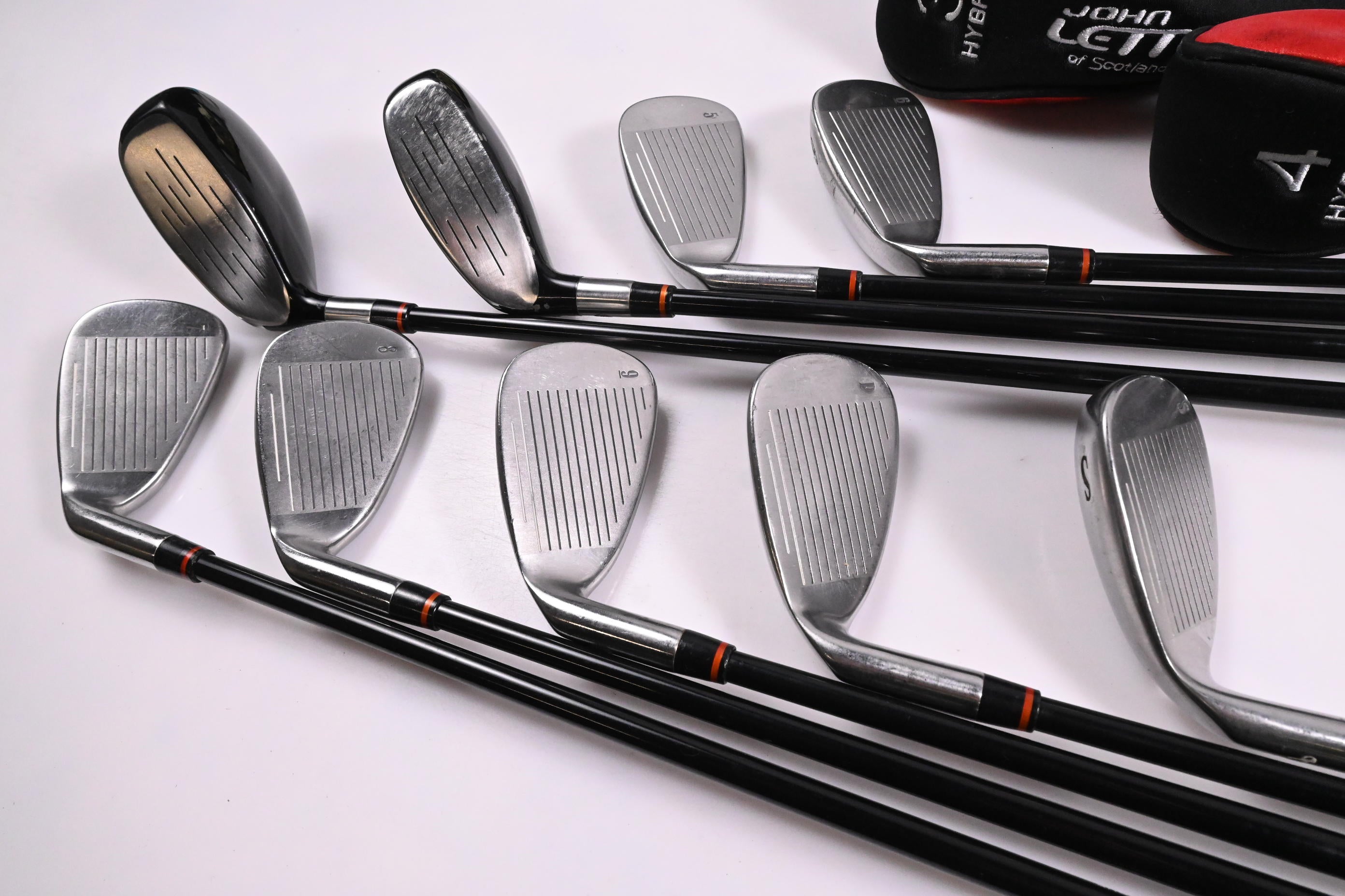 John Letters T9 Irons / 3-4H+5-PW+SW / Regular Flex AcerLite Shafts
