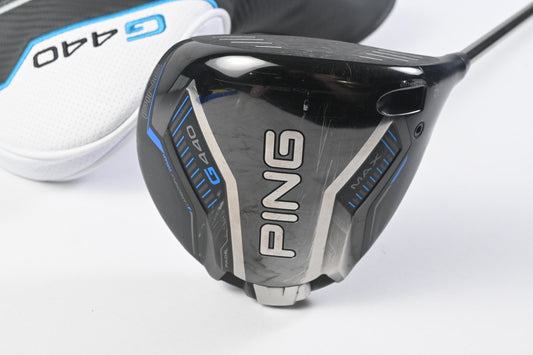 Ping G440 Max Driver / 9 Degree / Stiff Flex Ping Tour Chrome 2.0 55 Shaft