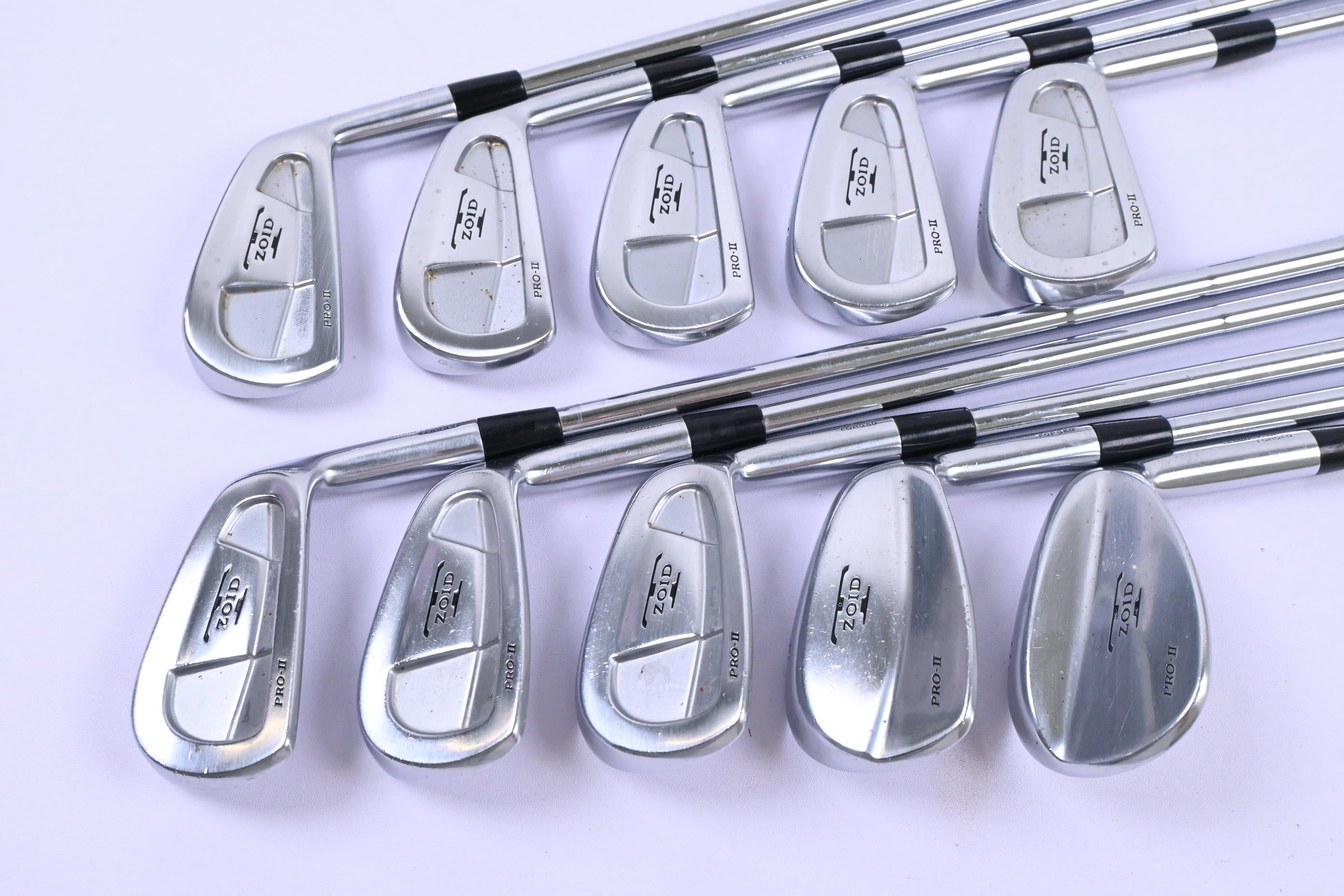 Mizuno T-Zoid Pro II Irons / 2-PW+SW / Stiff Flex Dynamic Gold Shafts