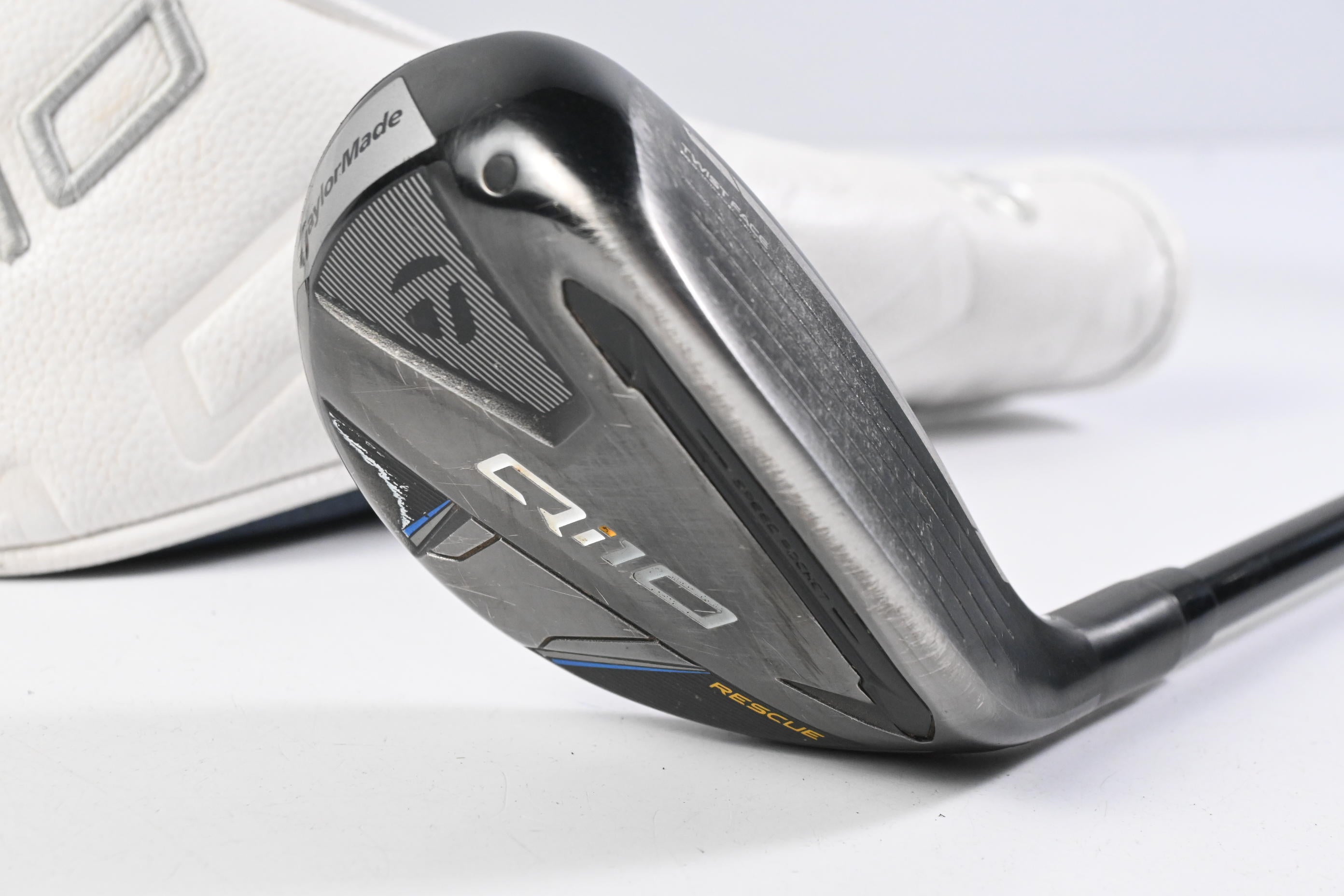 Taylormade Qi10 #3 Hybrid / 19 Degree / Stiff Flex Fujikura Ventus TR Blue 7