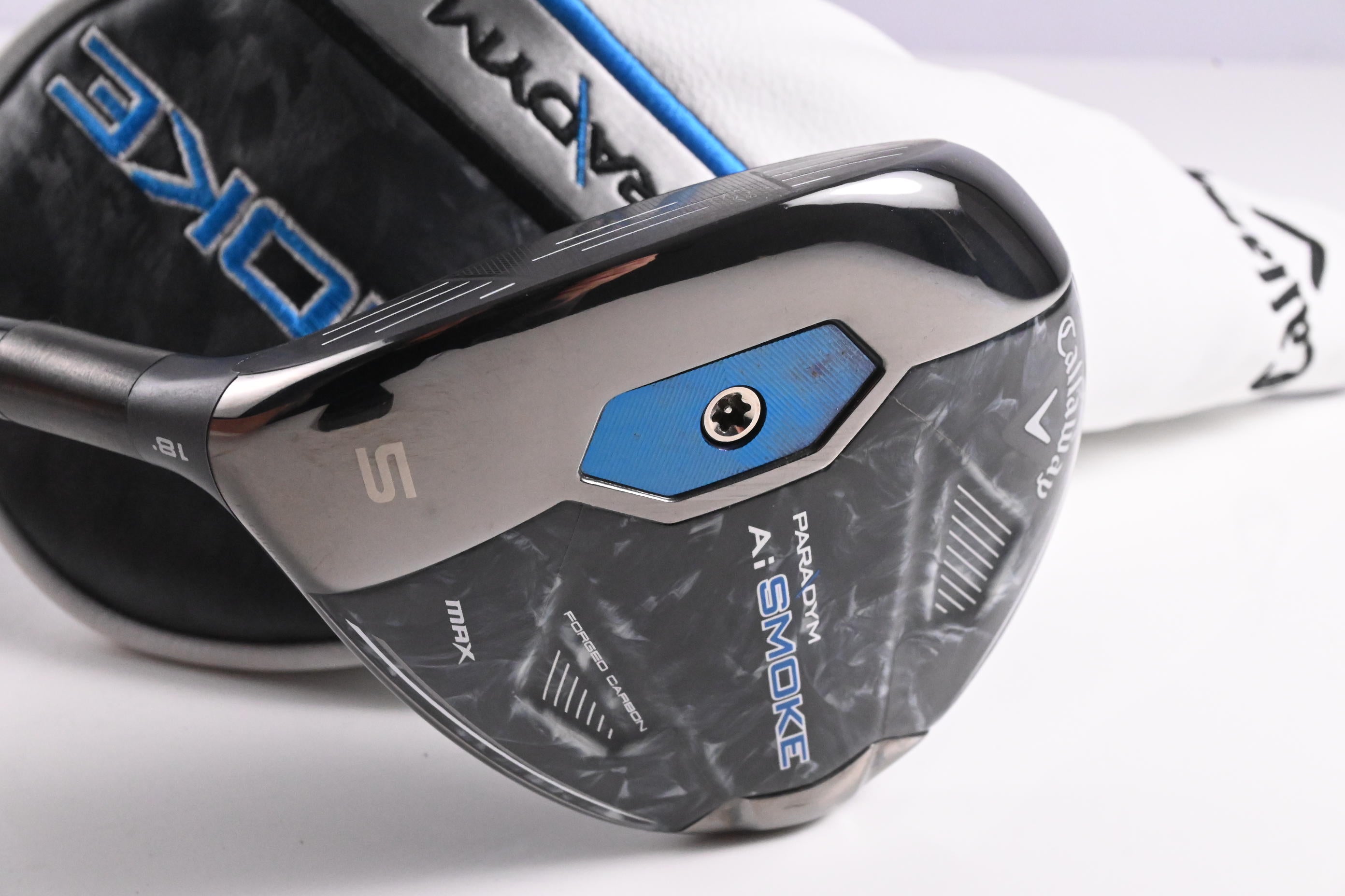 Left Hand Callaway Paradym Ai Smoke Max #5 Wood / 18 Degree / Stiff Flex Tensei