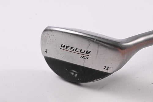 Taylormade Rescue Mid #4 Hybrid / 22 Degree / Stiff Flex Taylormade Shaft