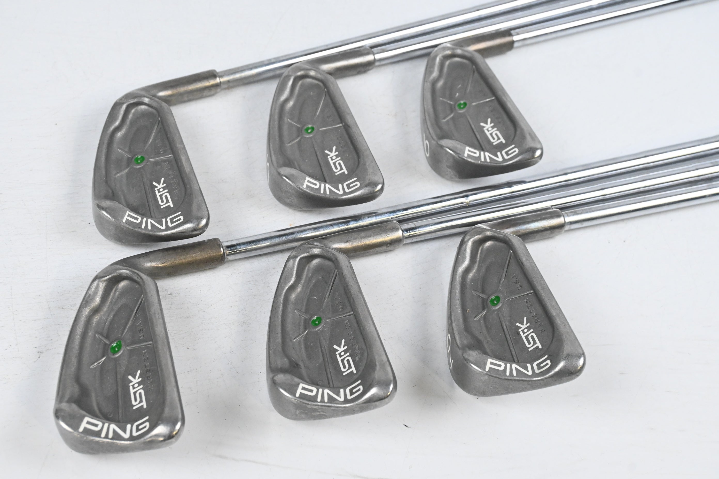 Ping ISI Irons / 4-9i / Green Dot / Stiff Flex Ping Karsten Shafts
