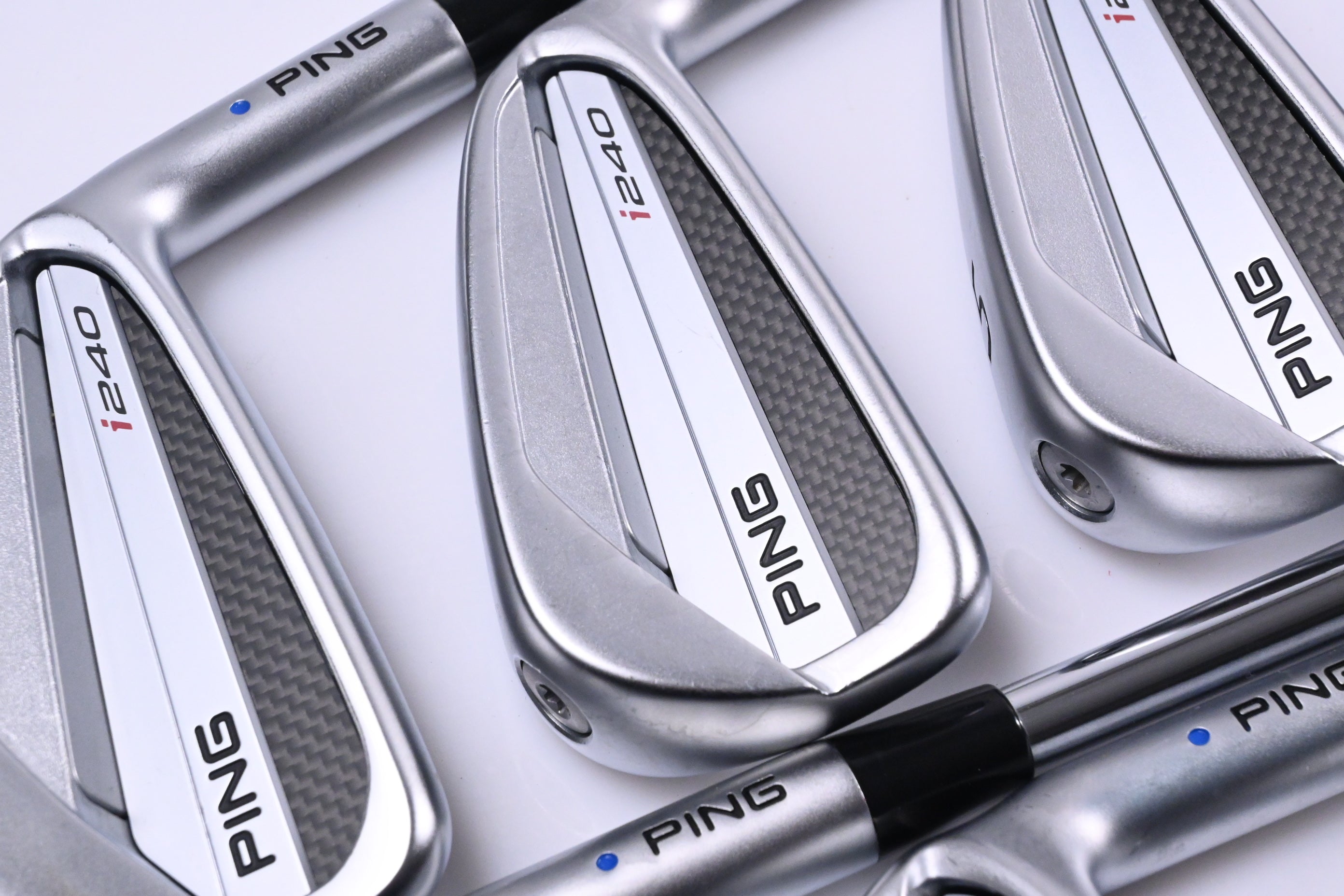 Ping I240 Irons / 3-PW / Blue Dot / X-Flex Dynamic Gold 120 X100 Shafts
