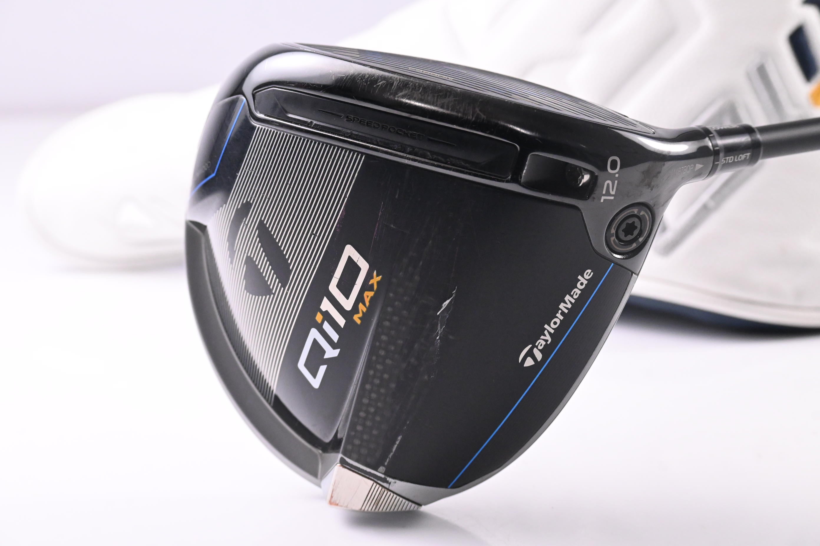 Taylormade Qi10 Max Driver / 12 Degree / Regular Flex Mitsubishi Reax 50 Shaft