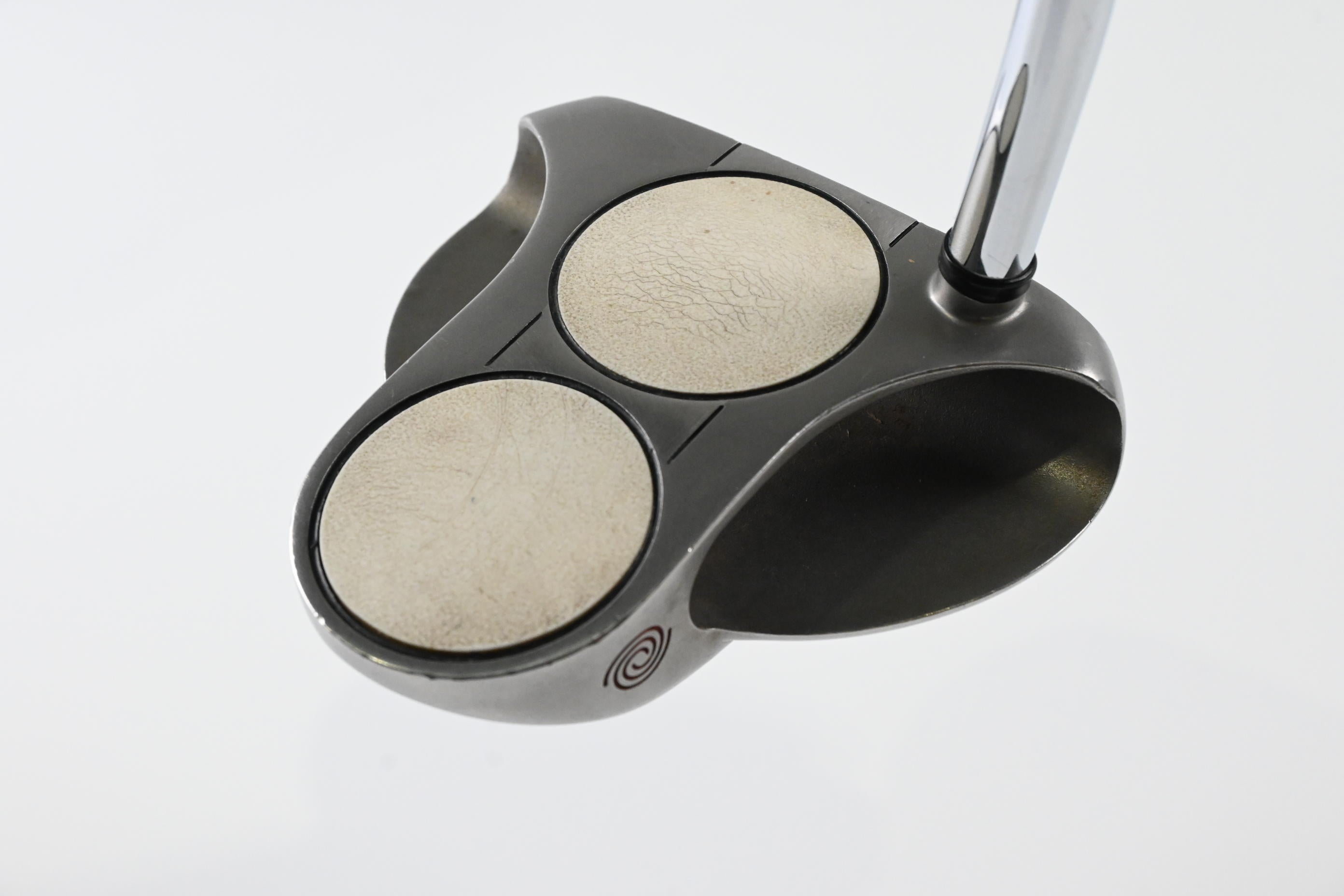 Left Hand Odyssey White Steel 2-Ball Putter / 35 Inch