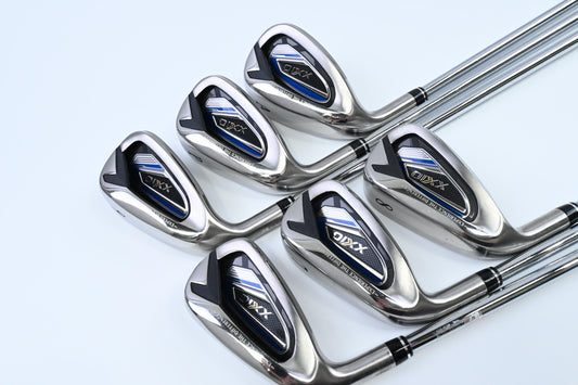 Left Hand XXIO 12 Irons / 6-PW+AW / Regular Flex NS Pro 850GH DST Shafts