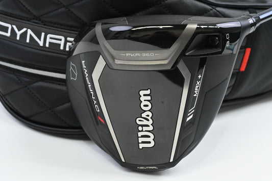 Wilson DYNAPWR Max+ Driver / 9 Degree / Stiff Flex UST Lin-Q M40X Red Shaft