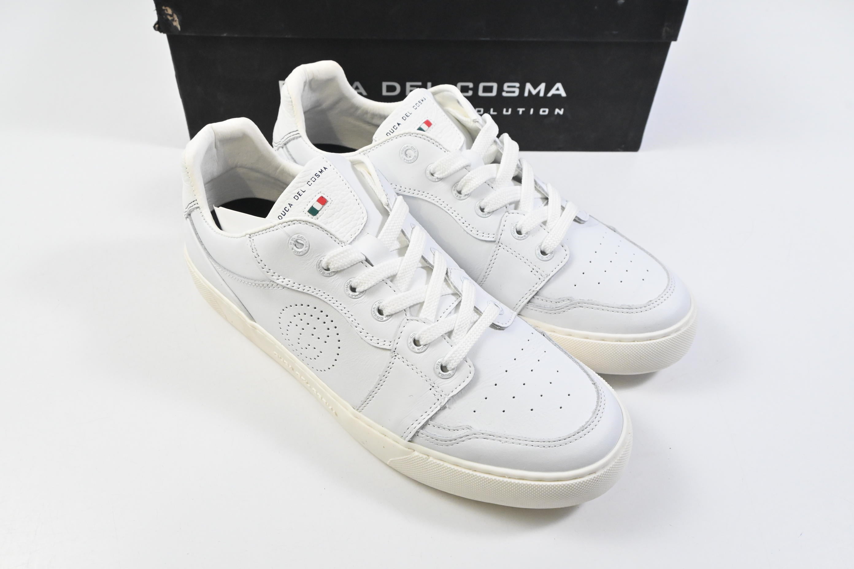 Duca Del Cosma Giordano Golf Shoes / Size UK 7 / White