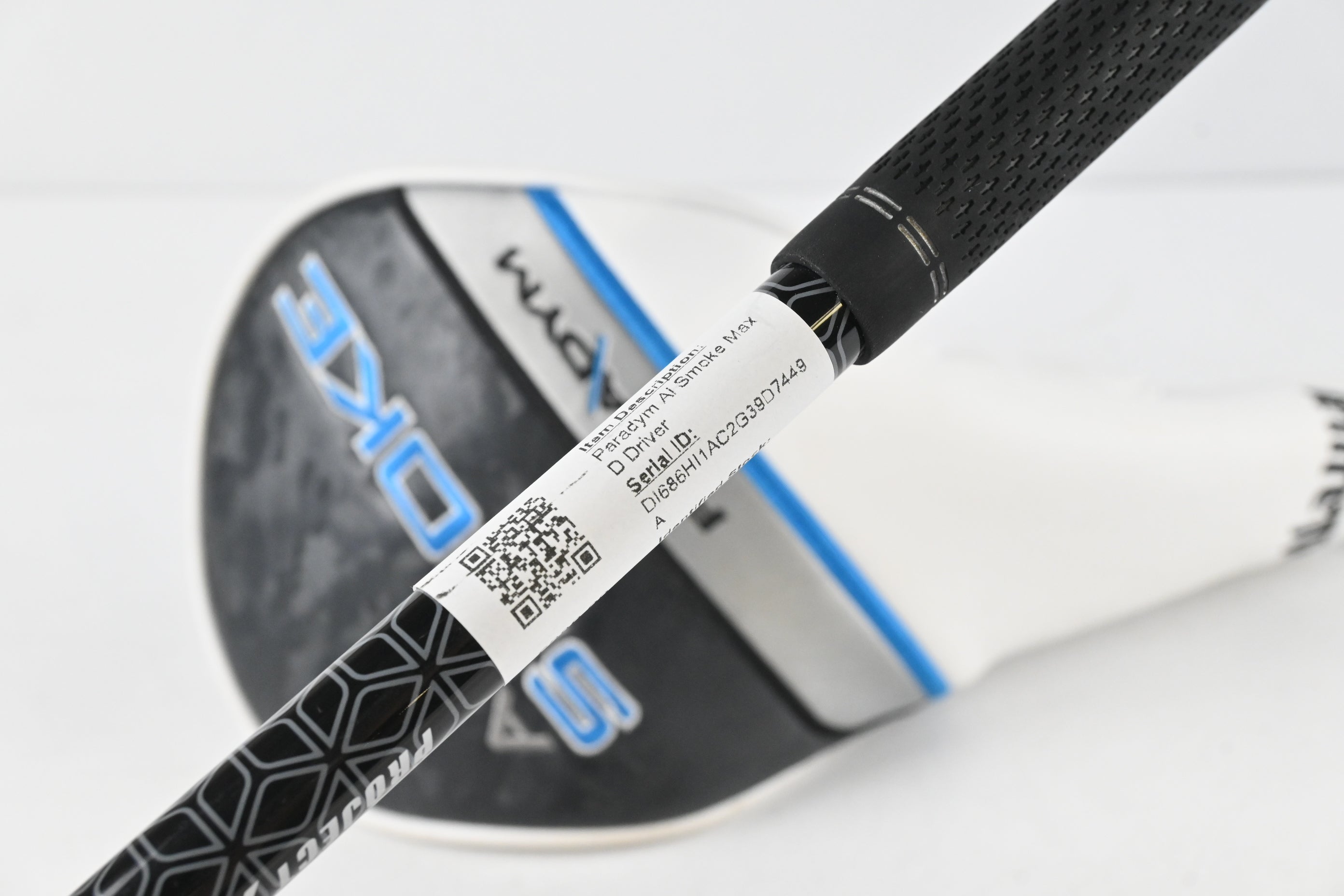 Callaway Paradym Ai Smoke Max D Driver / 10.5 Degree / Senior Flex Cypher 40