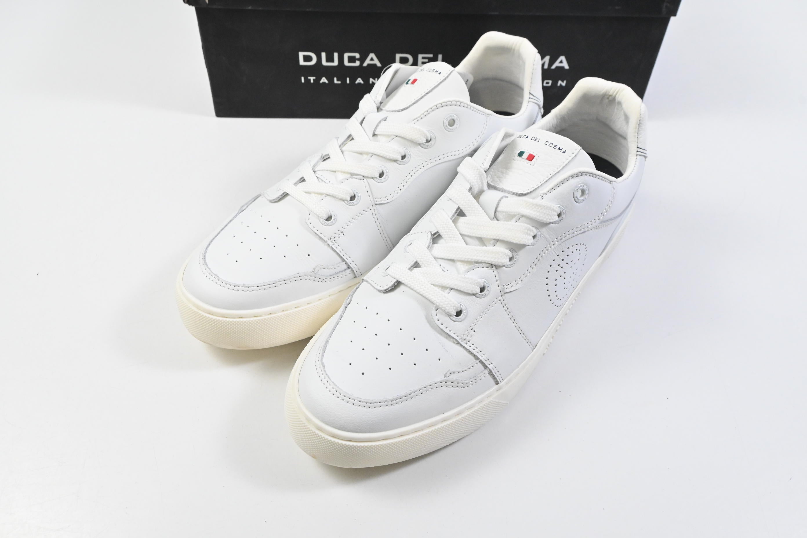 Duca Del Cosma Giordano Golf Shoes / Size UK 7 / White