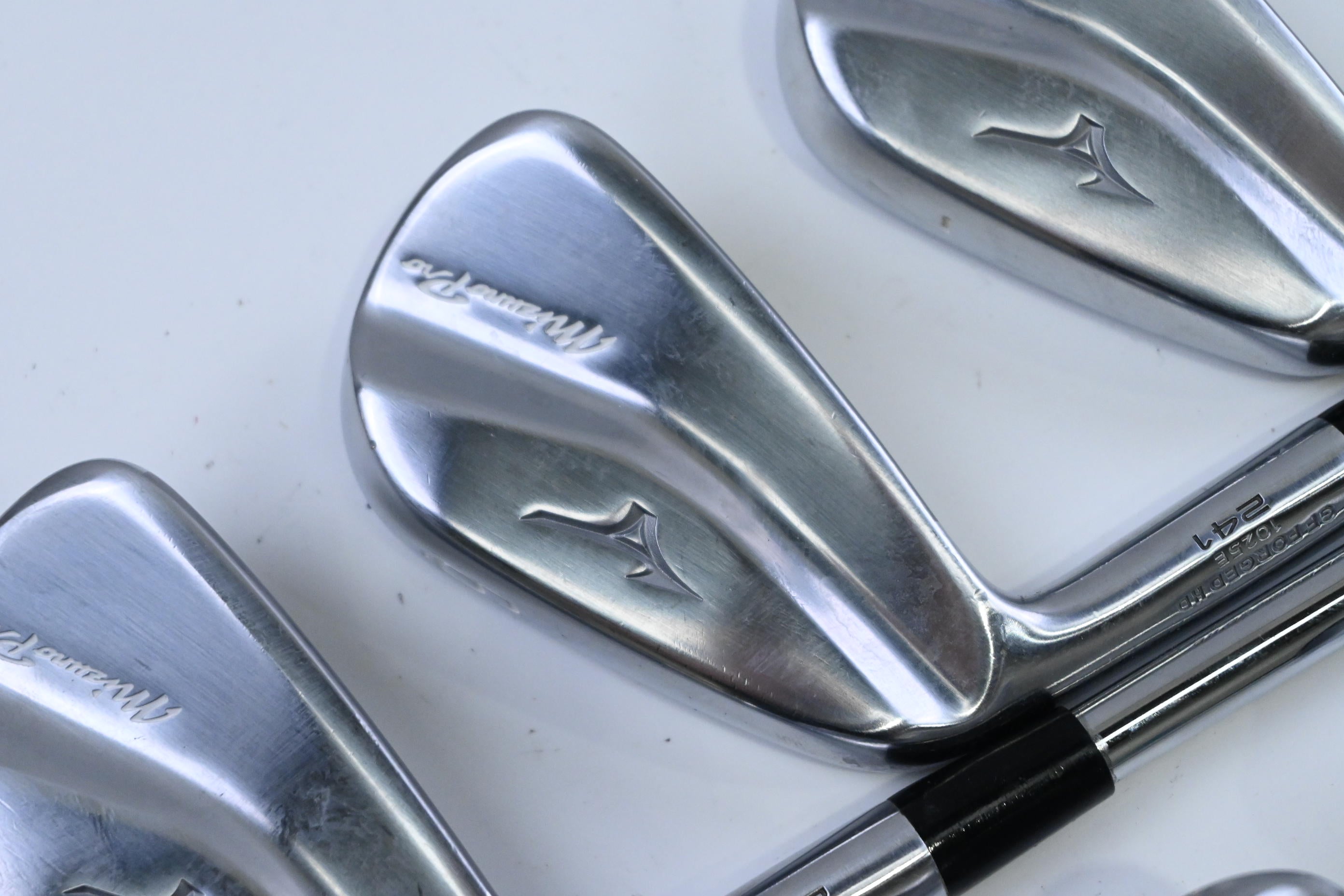 Left Hand Mizuno Pro 241 Irons / 5-PW / Stiff Flex KBS Tour Shafts