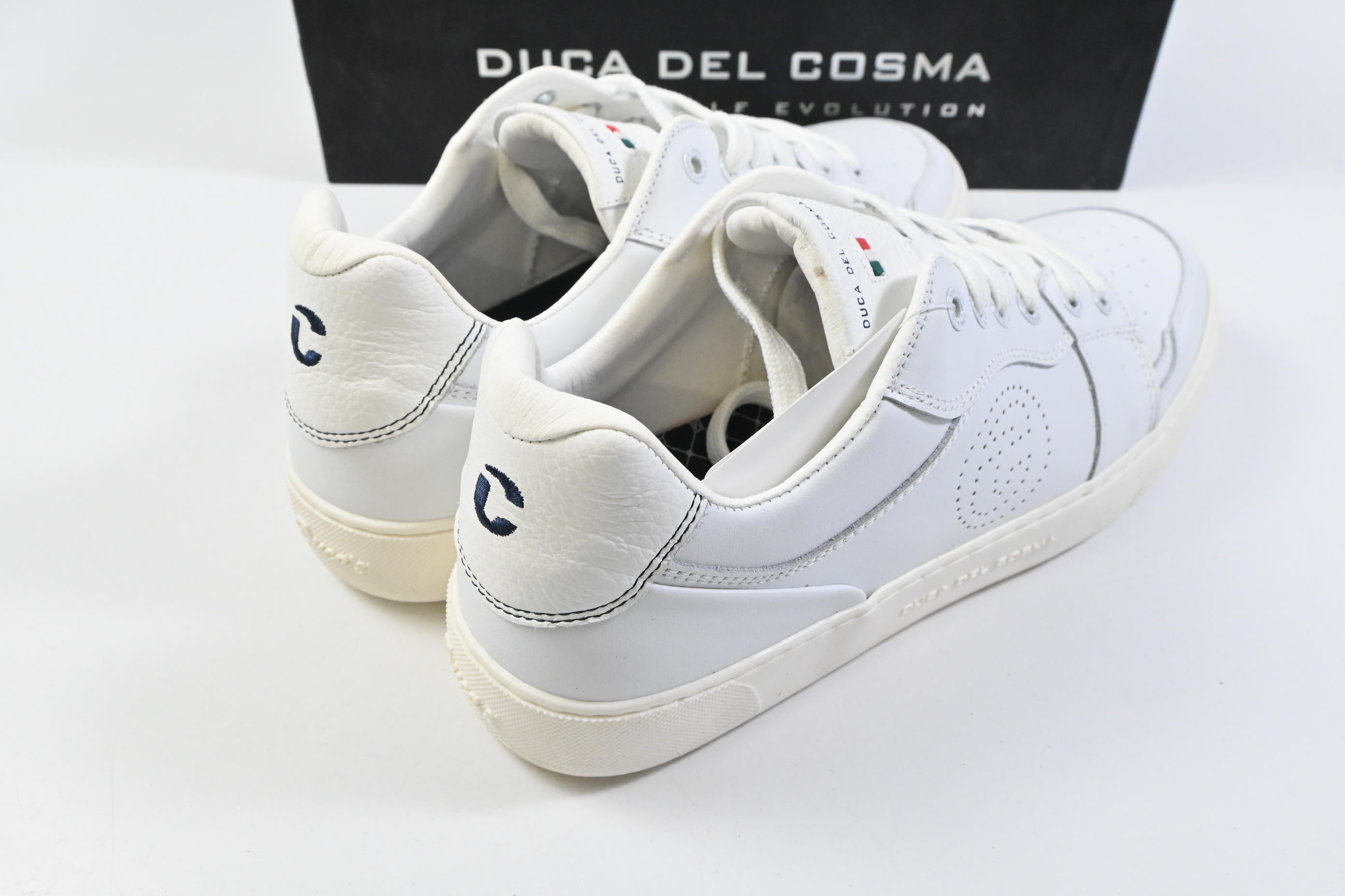 Duca Del Cosma Giordano Golf Shoes / Size UK 7 / White