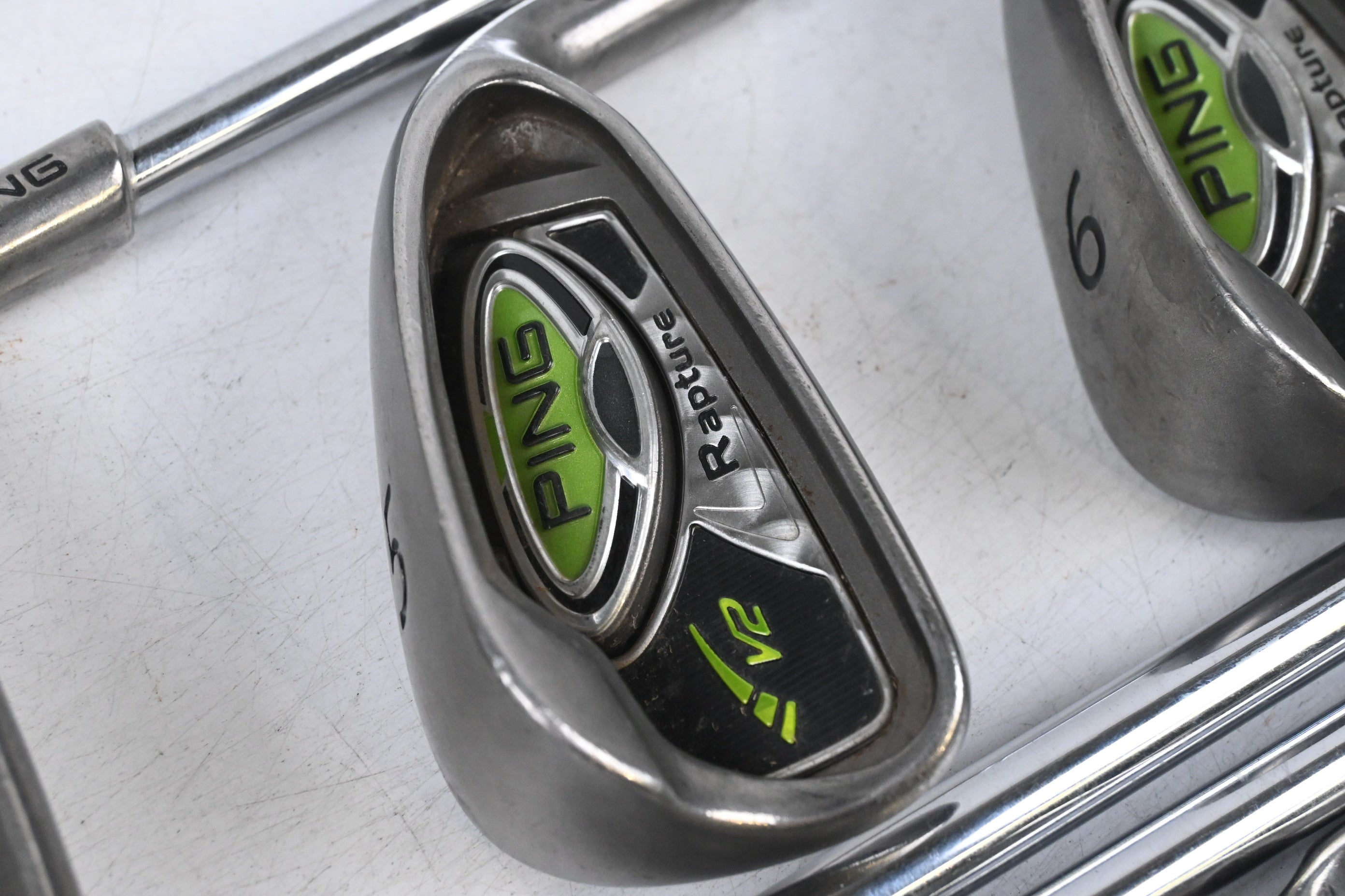 Ping Rapture V2 Irons / 4-PW / Black Dot / Regular Flex Ping AWT Shafts