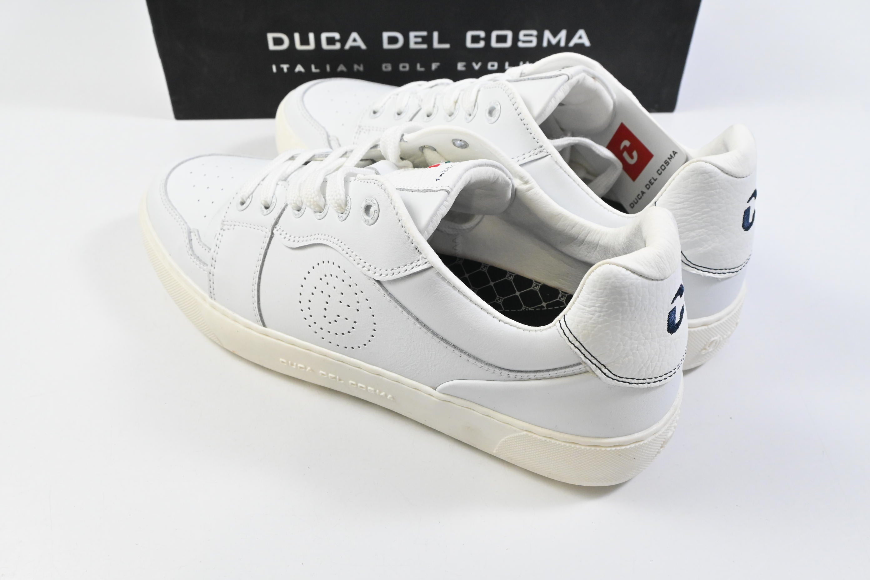 Duca Del Cosma Giordano Golf Shoes / Size UK 7 / White