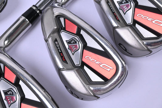 Wilson D300 Irons / 4-PW+GW / Regular Flex Dynamic Gold R300 Shafts
