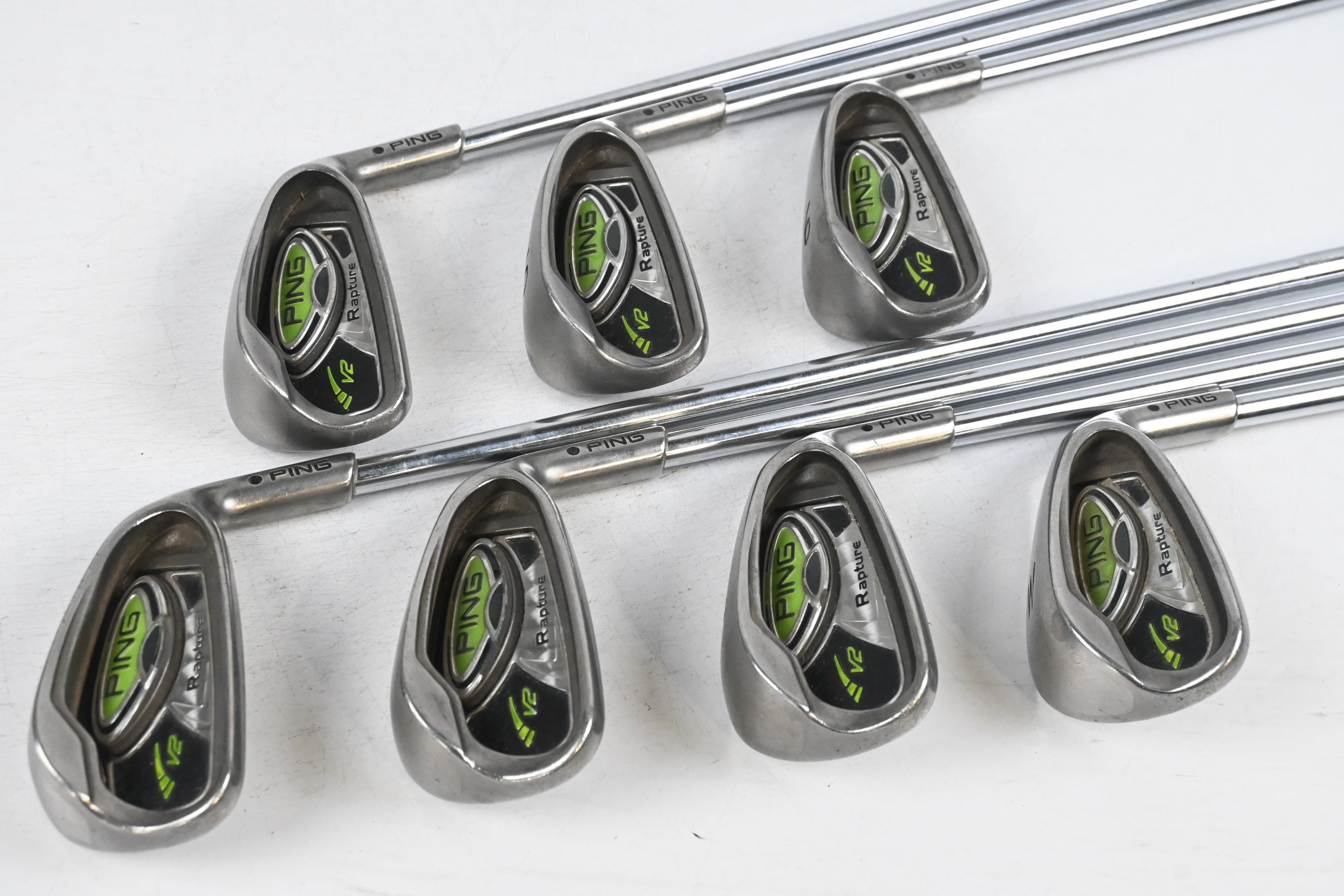 Ping Rapture V2 Irons / 4-PW / Black Dot / Regular Flex Ping AWT Shafts